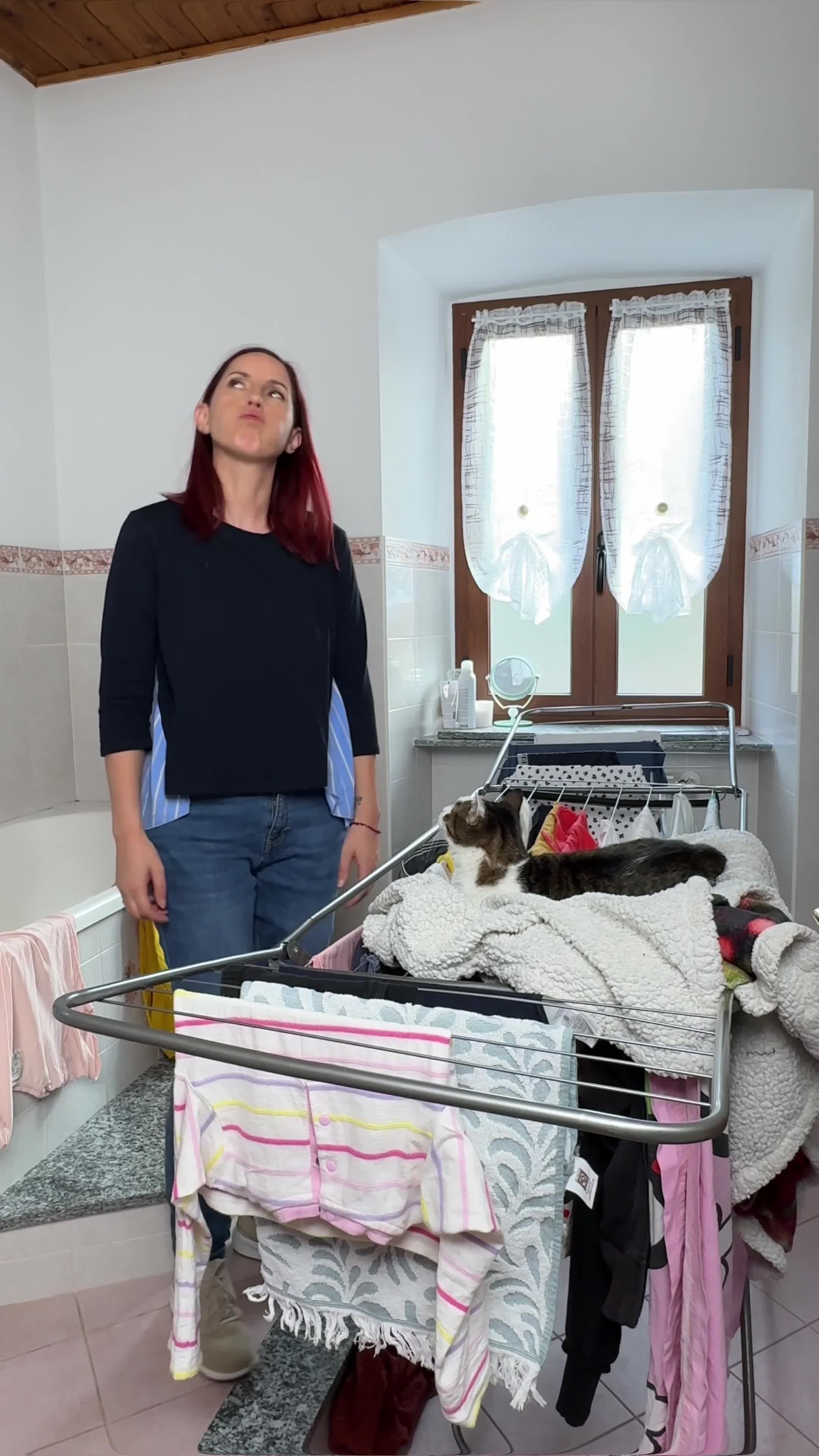 Wand-Wäscheständer aus Aluminium für Balkon oder Terrasse, Produktbild-Vorschau 7