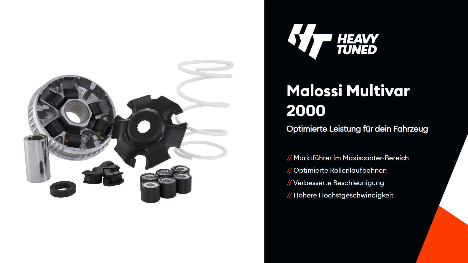 Malossi Variator Multivar 2000 kompatibel mit Gilera Runner Produktbild-Vorschau 5