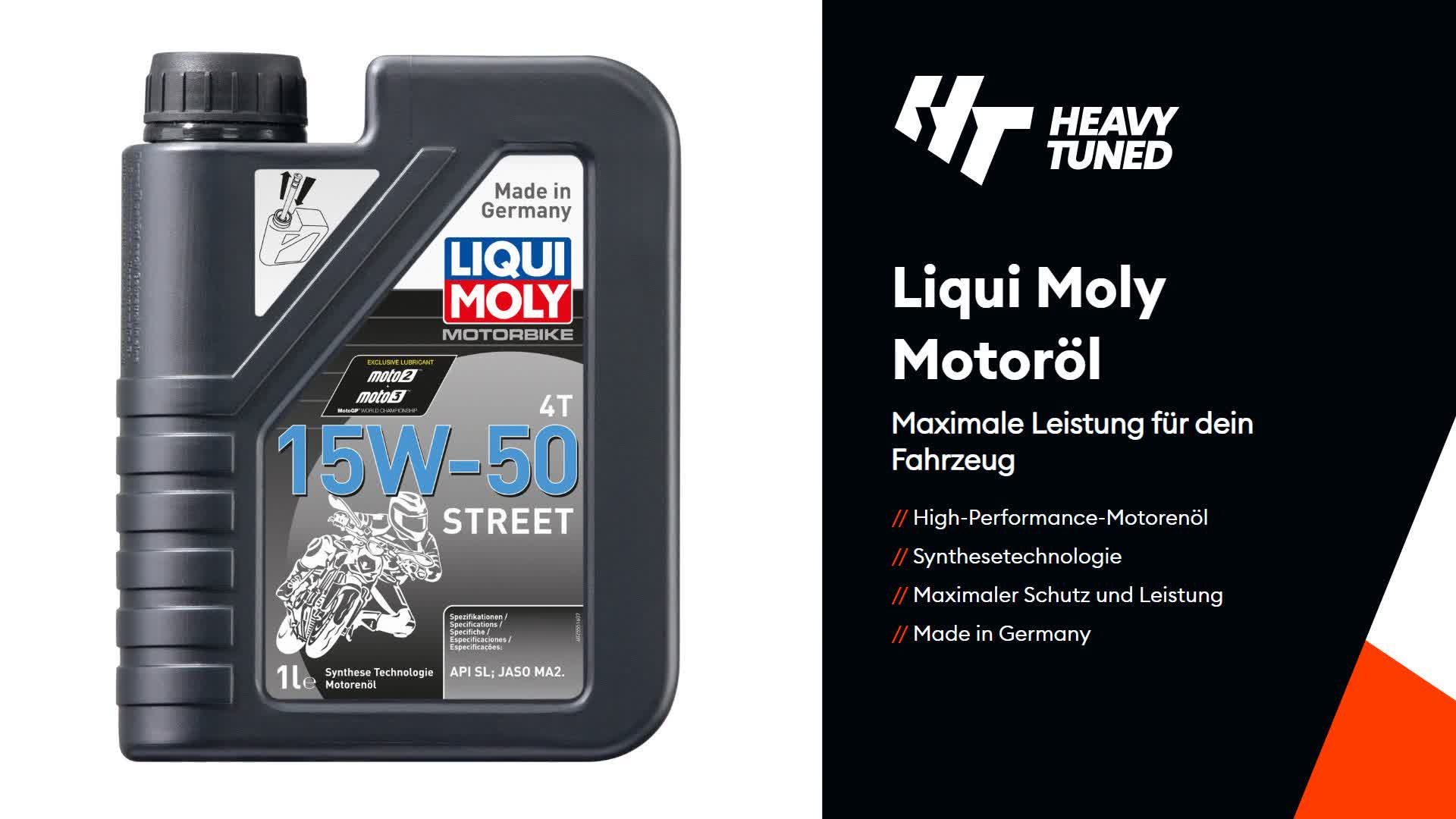 Liqui Moly Motorbike 4T 15W-50 Street 1 L Produktbild-Vorschau 5