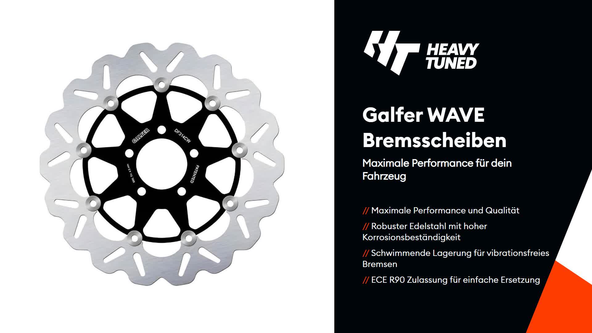 Galfer Bremsscheibe Wave Schwimmend Produktbild-Vorschau 4