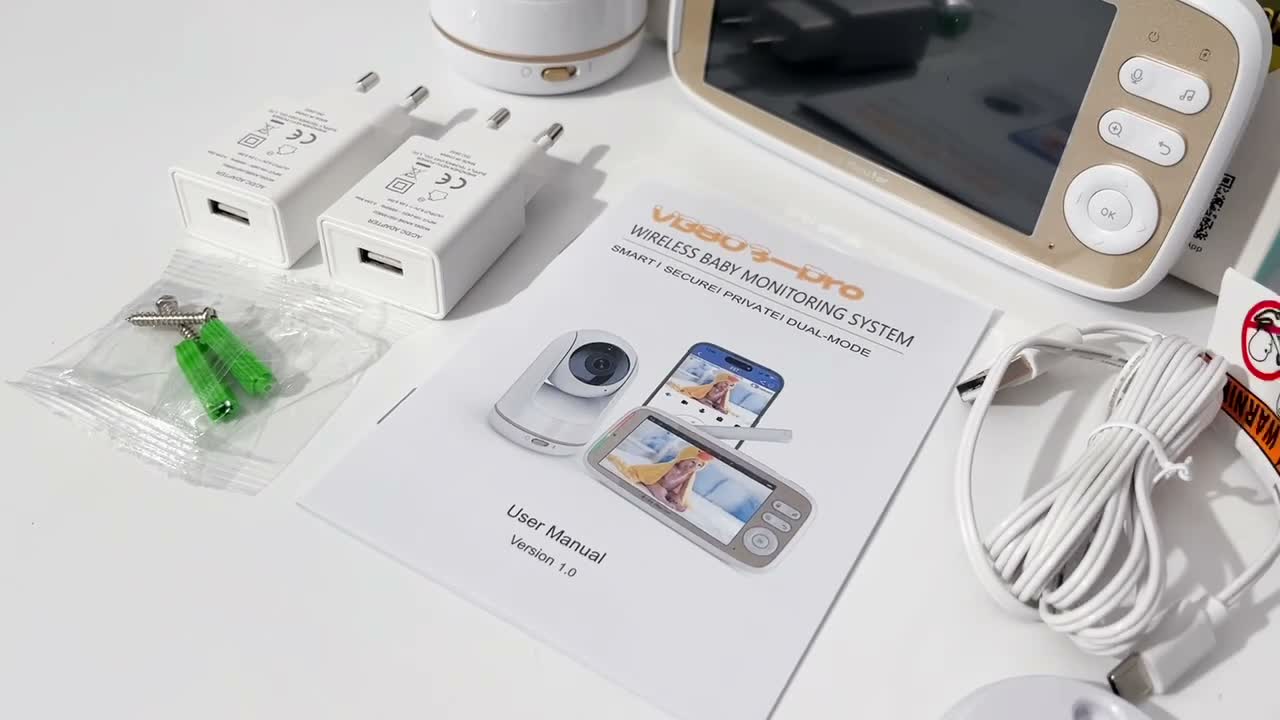 Babyphone mit Kamera, Babyphone mit Geräuscherkennung, 5" Produktbild-Vorschau 7