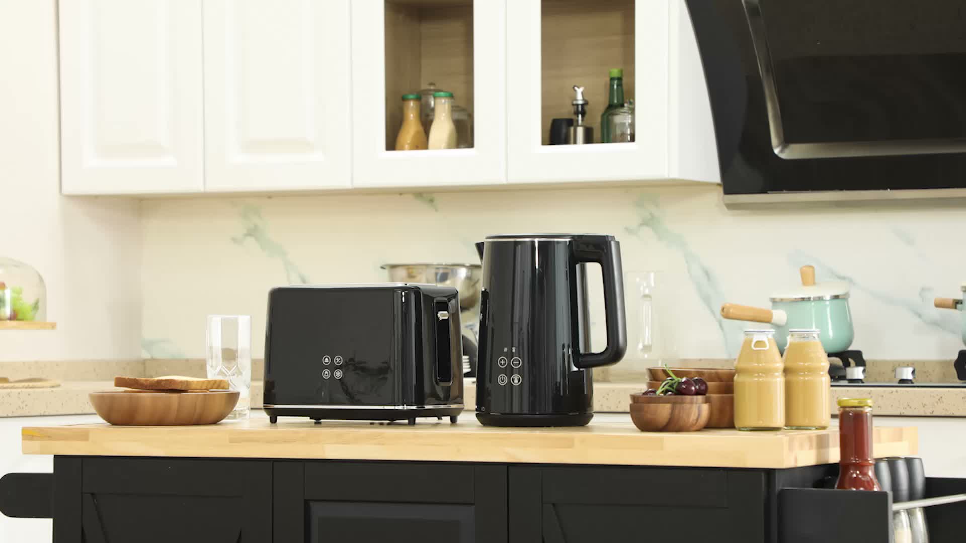 HOMCOM Küchenset mit Wasserkocher und Toaster, 7 Produktbild-Vorschau 7