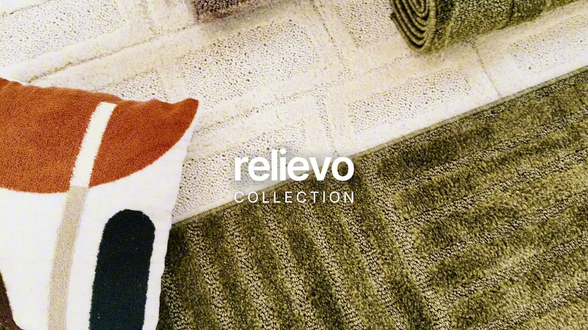 Tapiso Kurzflorteppich RELIEVO 3D abstrakt taupe Wohnzimmer Produktbild-Vorschau 7