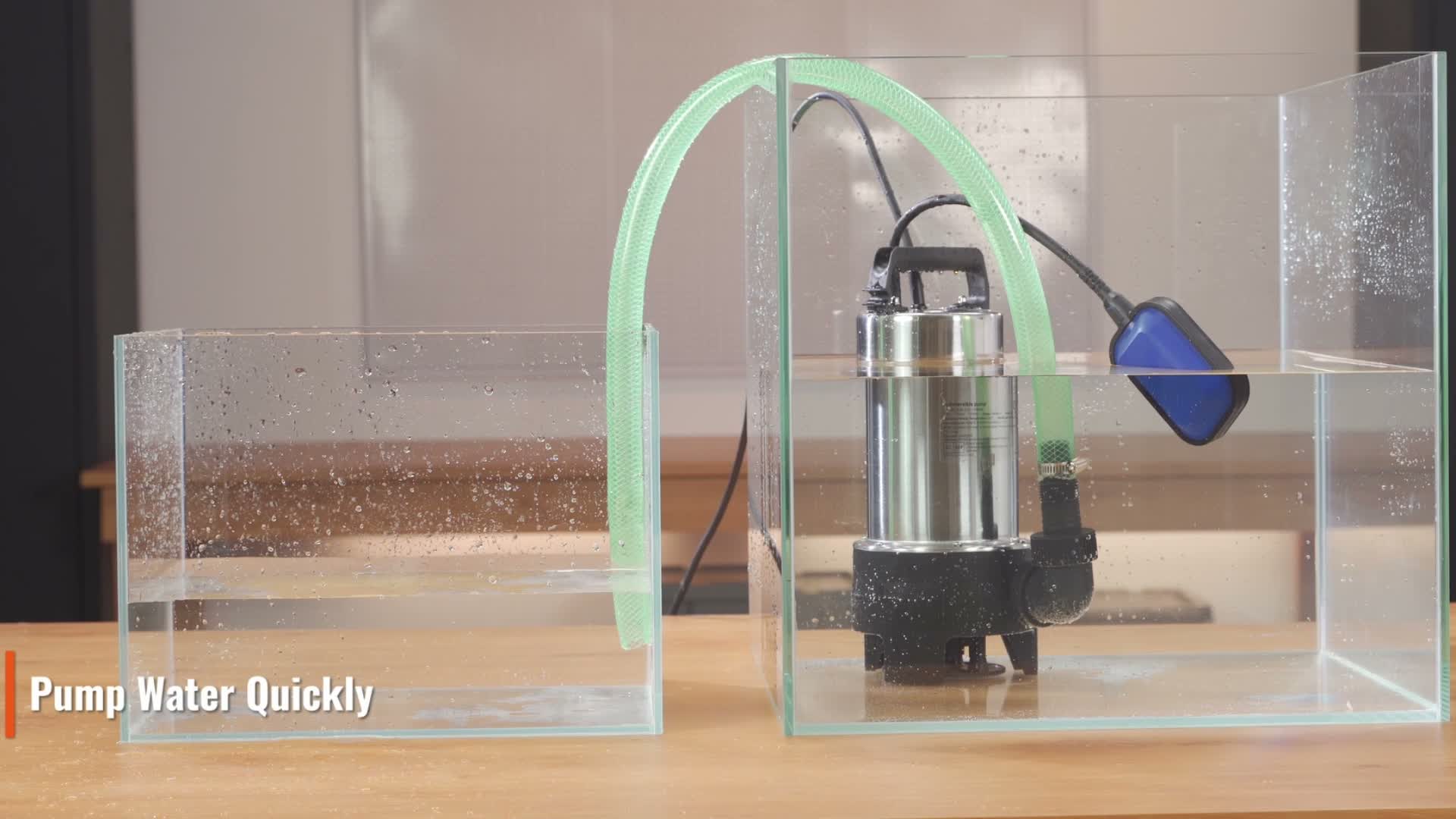 VEVOR Schmutzwasserpumpe mit var, Schwimmerschalter Produktbild-Vorschau 7