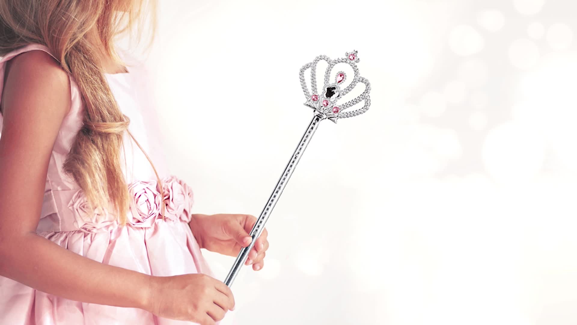 Relaxdays Feenflügel mit Zauberstab, Fee Kostüm Kinder, Produktbild-Vorschau 7
