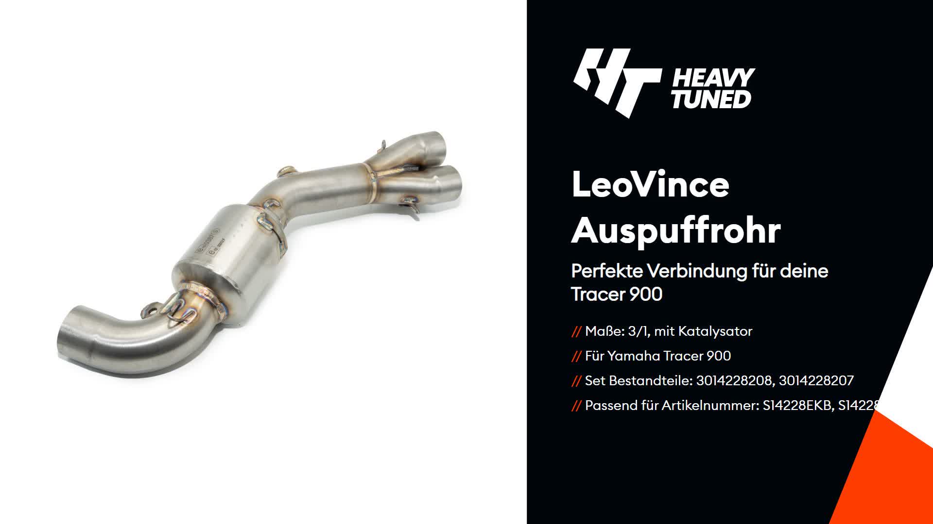 LeoVince Auspuffrohr kompatibel mit Yamaha Tracer 900 Produktbild-Vorschau 5