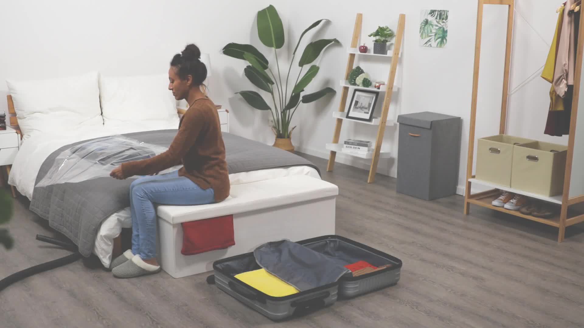 Relaxdays Vakuumbeutel 8er Set, Kompressionstüten, 3 Produktbild-Vorschau 7