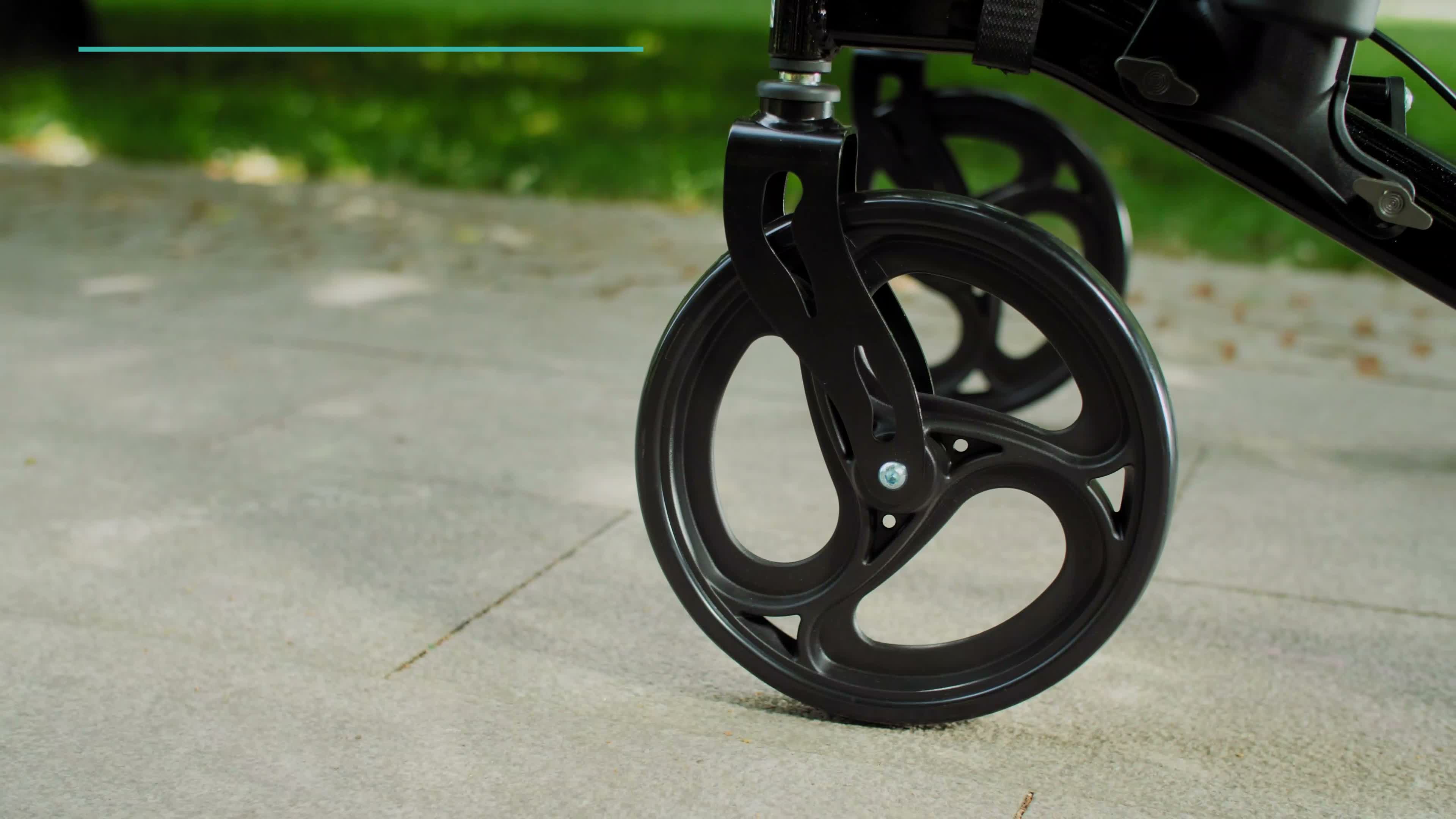 Helavo faltbarer Arthritis-Rollator - Leichter Aluminium Produktbild-Vorschau 7