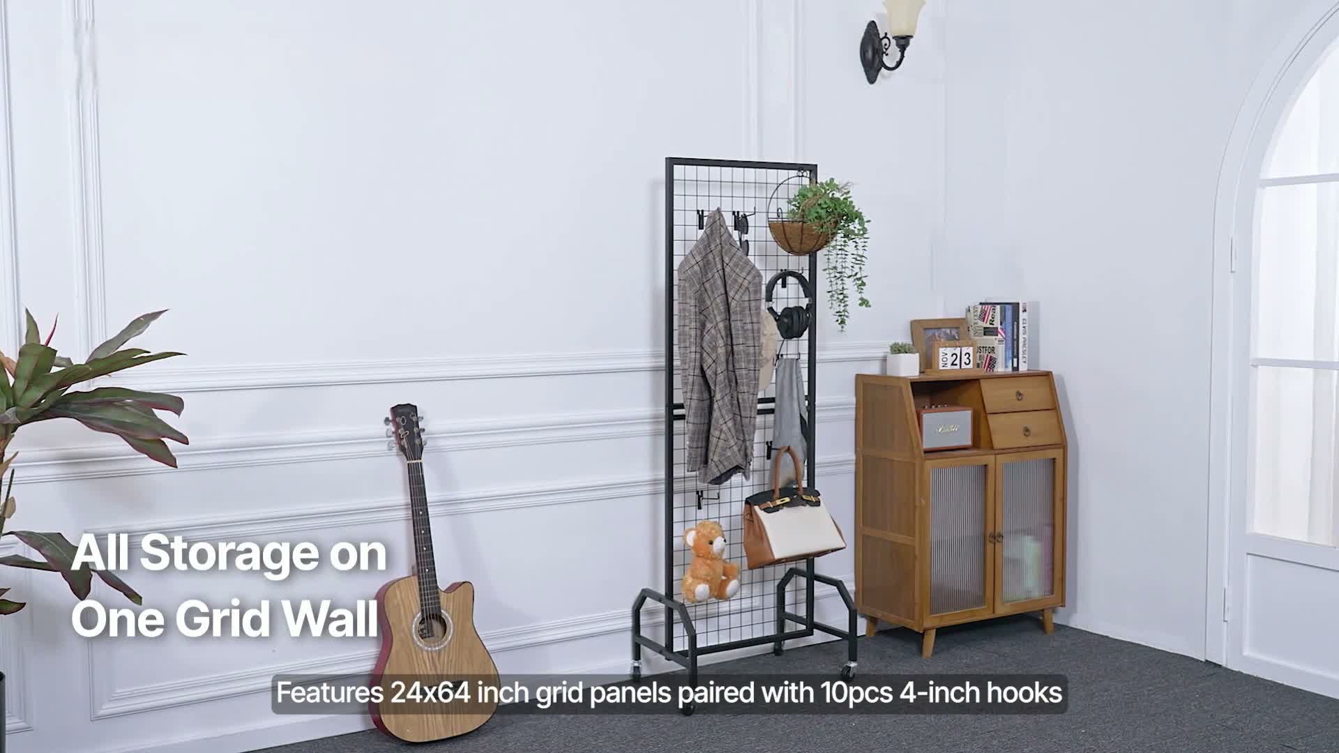 Panele ścienne SucceBuy 60 x 164 cm, stojak prezentacyjny Podgląd zdjęcia produktu 7