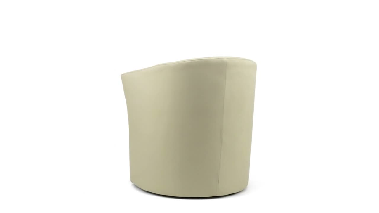 Sessel - Beige - 75x79x64 cm B/H/T - Kunstleder - Produktbild-Vorschau 7