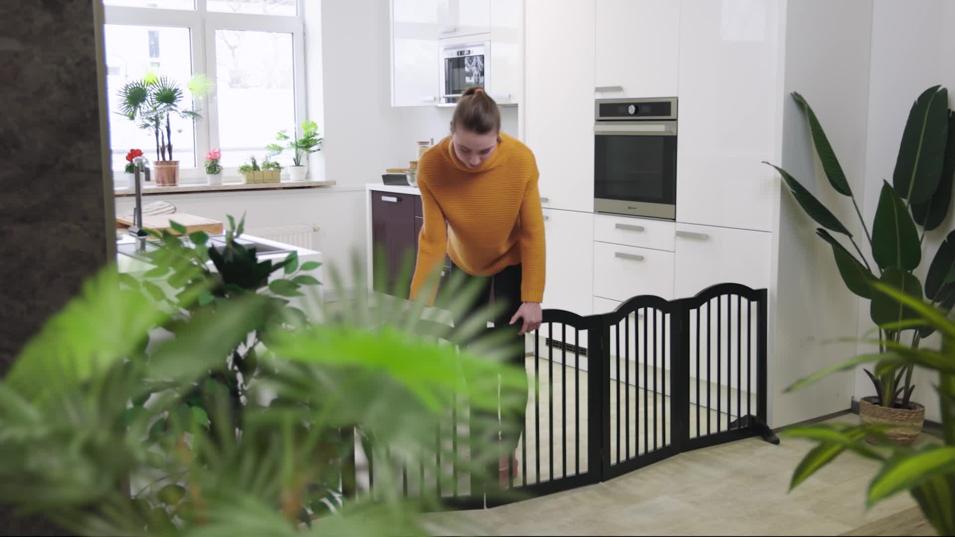 Relaxdays Absperrgitter, freistehendes Schutzgitter, H x B: Produktbild-Vorschau 7