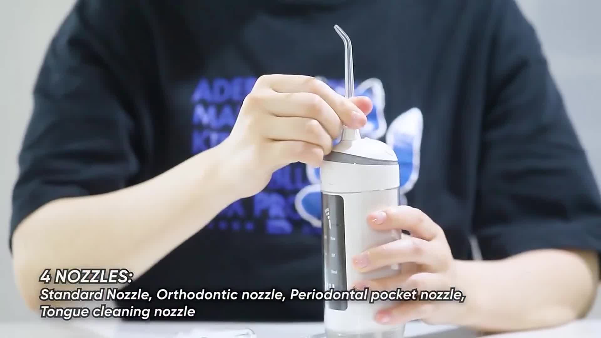 Mundduschen,Tragbare Munddusche mit 6 Reinigungsmodi,300 ml Produktbild-Vorschau 7
