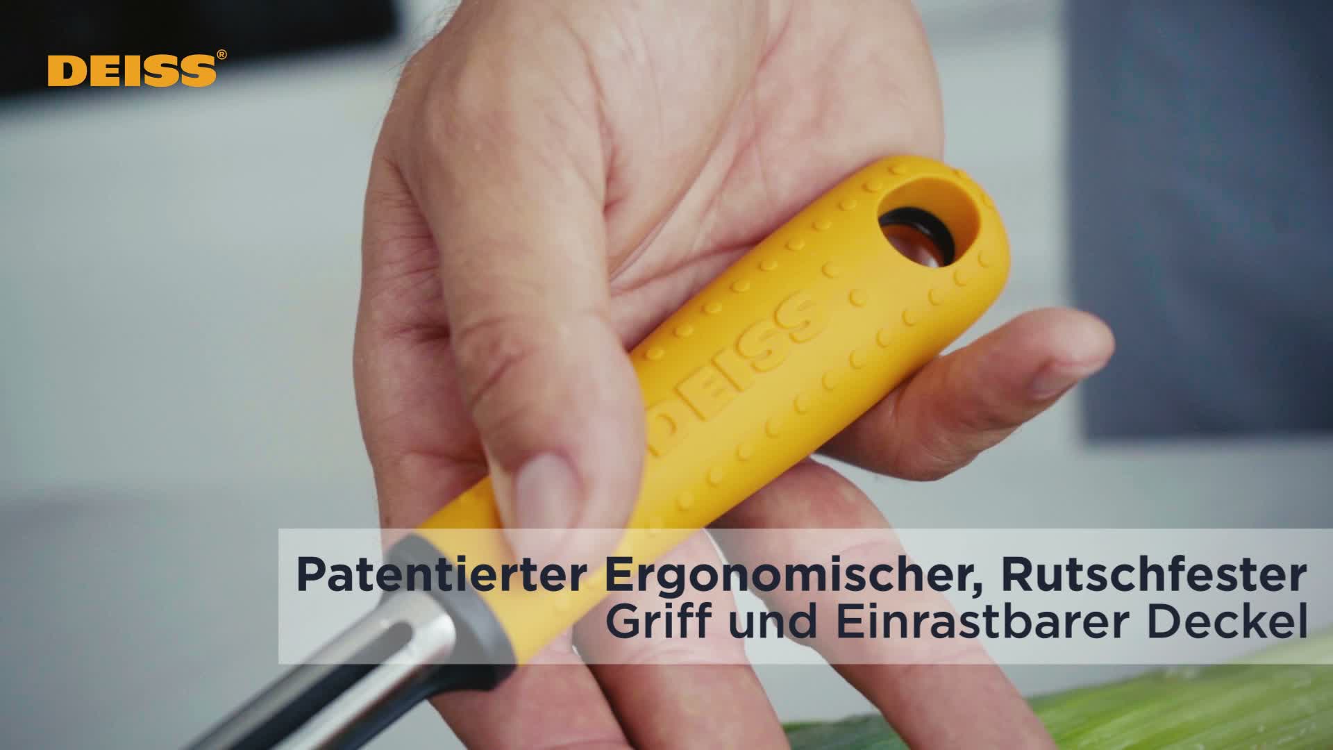 Deiss PRO Premium Gemüseschäler - Scharfer Edelstahlschäler Produktbild-Vorschau 7