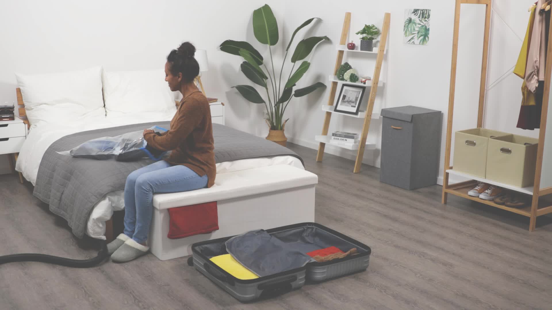 Relaxdays Vakuumbeutel für Kleidung, 6er Set, Produktbild-Vorschau 7