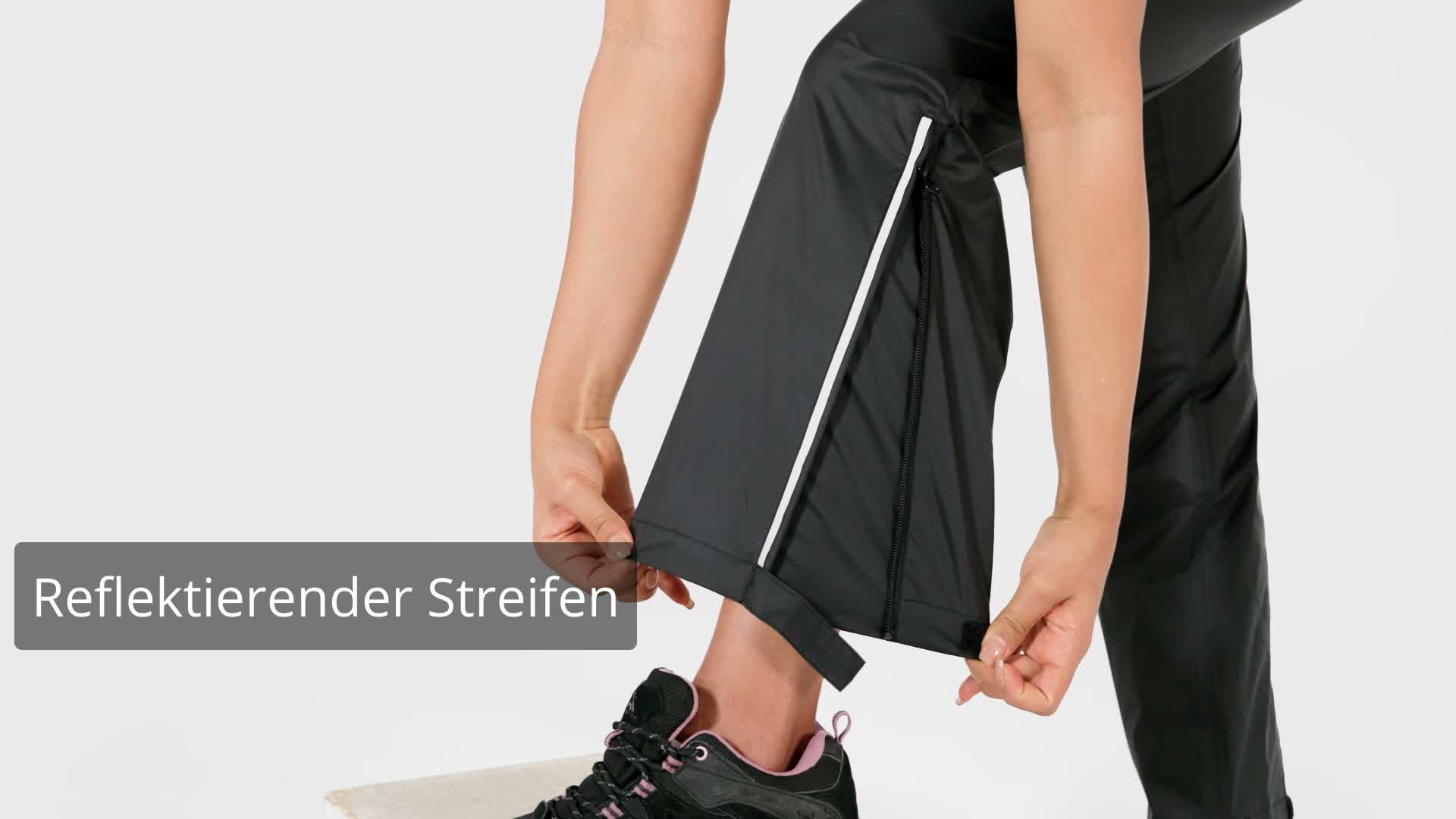 BUBW – Damen Outdoor Regenhose – wasserdicht & winddicht – Produktbild-Vorschau 7