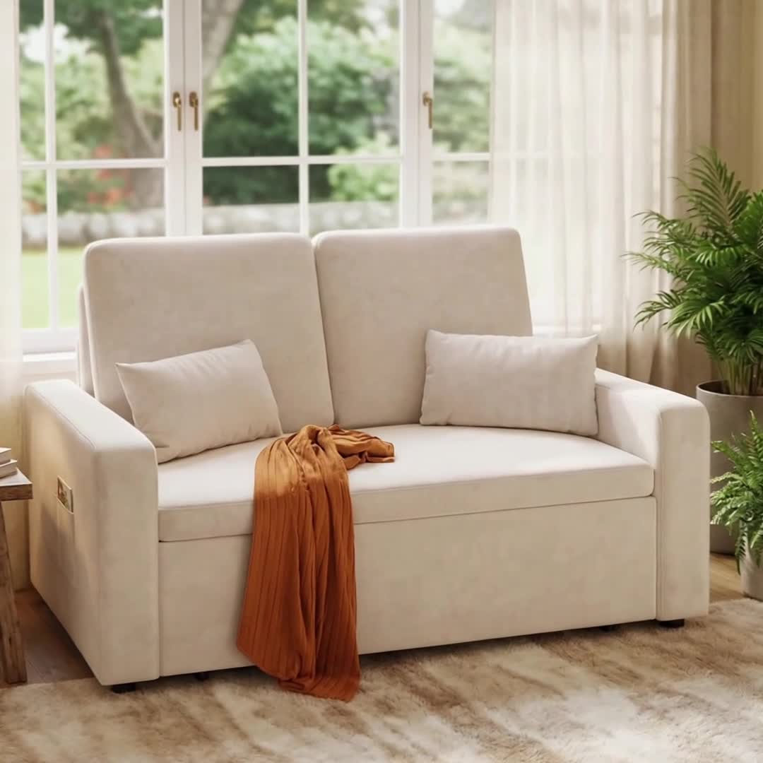 Bealife Sofa mit Schlaffunktion 147x82 cm -Ausziehbett - Produktbild-Vorschau 7