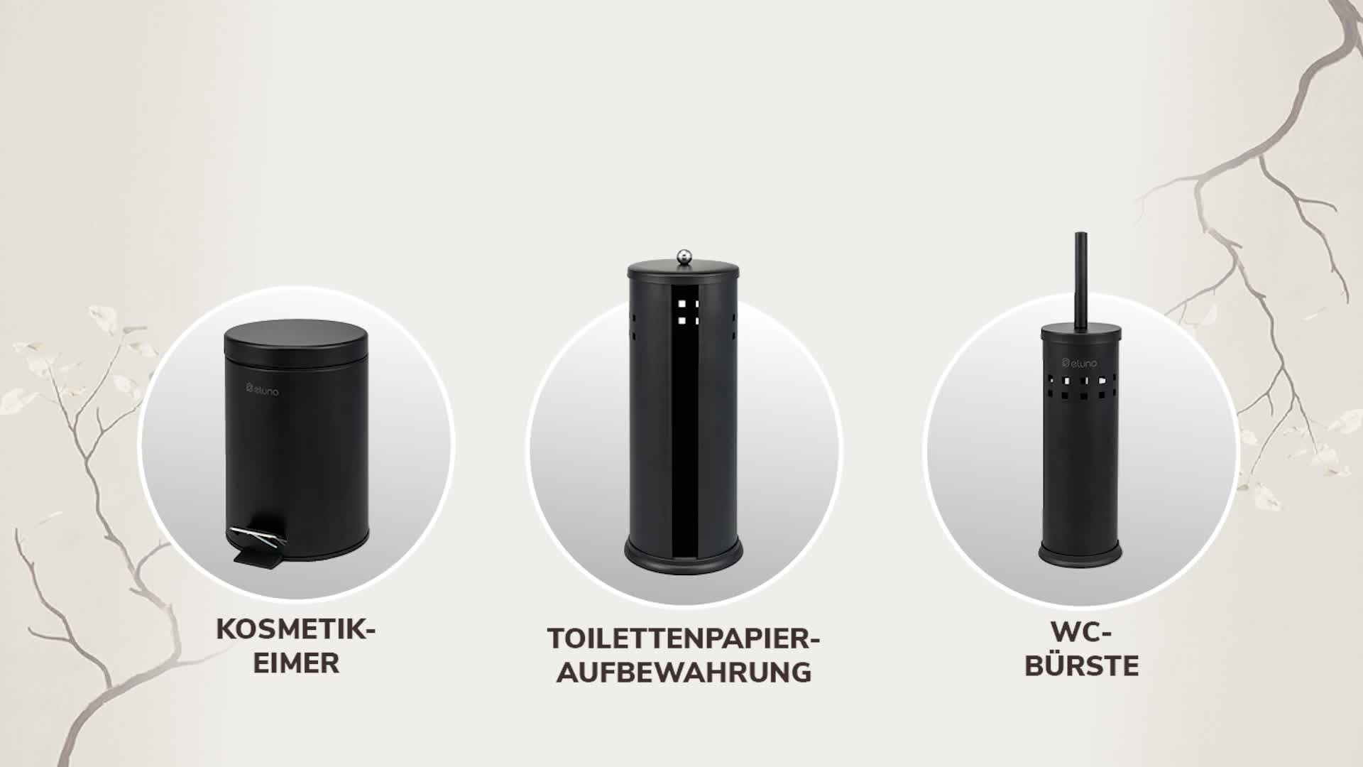 eluno Toilettenpapier Aufbewahrung AGLIANO mit Loch-Dekor, Produktbild-Vorschau 7