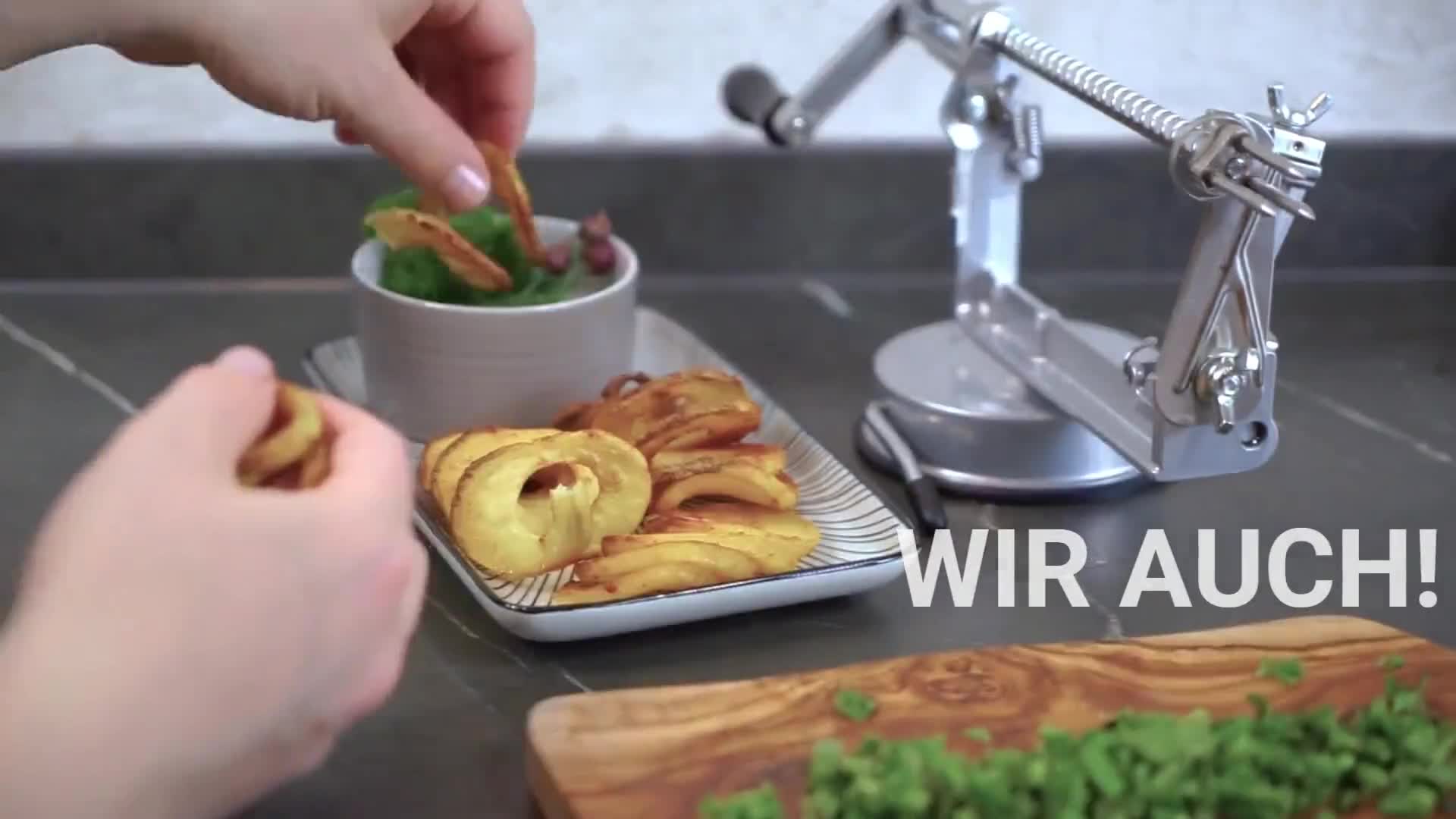 Profi Apfelschäler 3 in 1 aus Edelstahl – Kartoffelschäler Produktbild-Vorschau 7