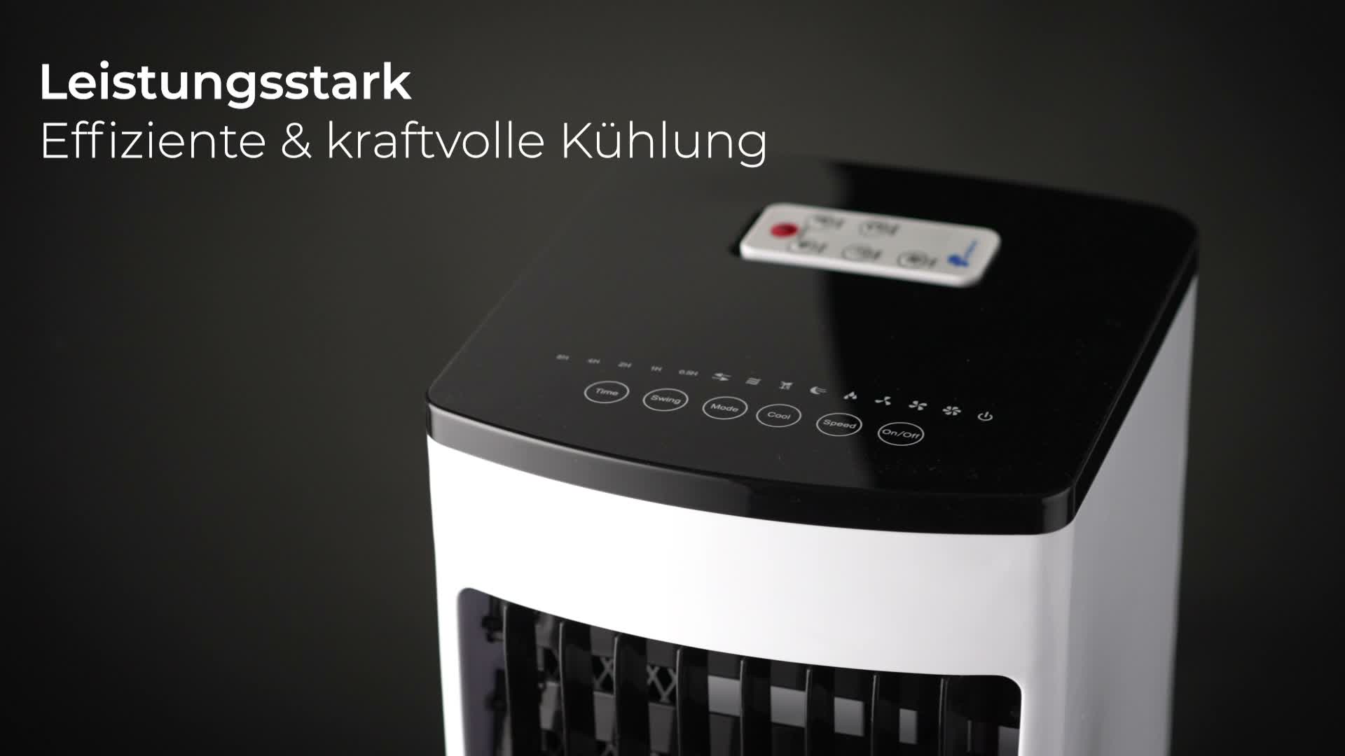 JUNG LIFEAIR Mobile Klimaanlage ohne Abluftschlauch, 3in1 Produktbild-Vorschau 7