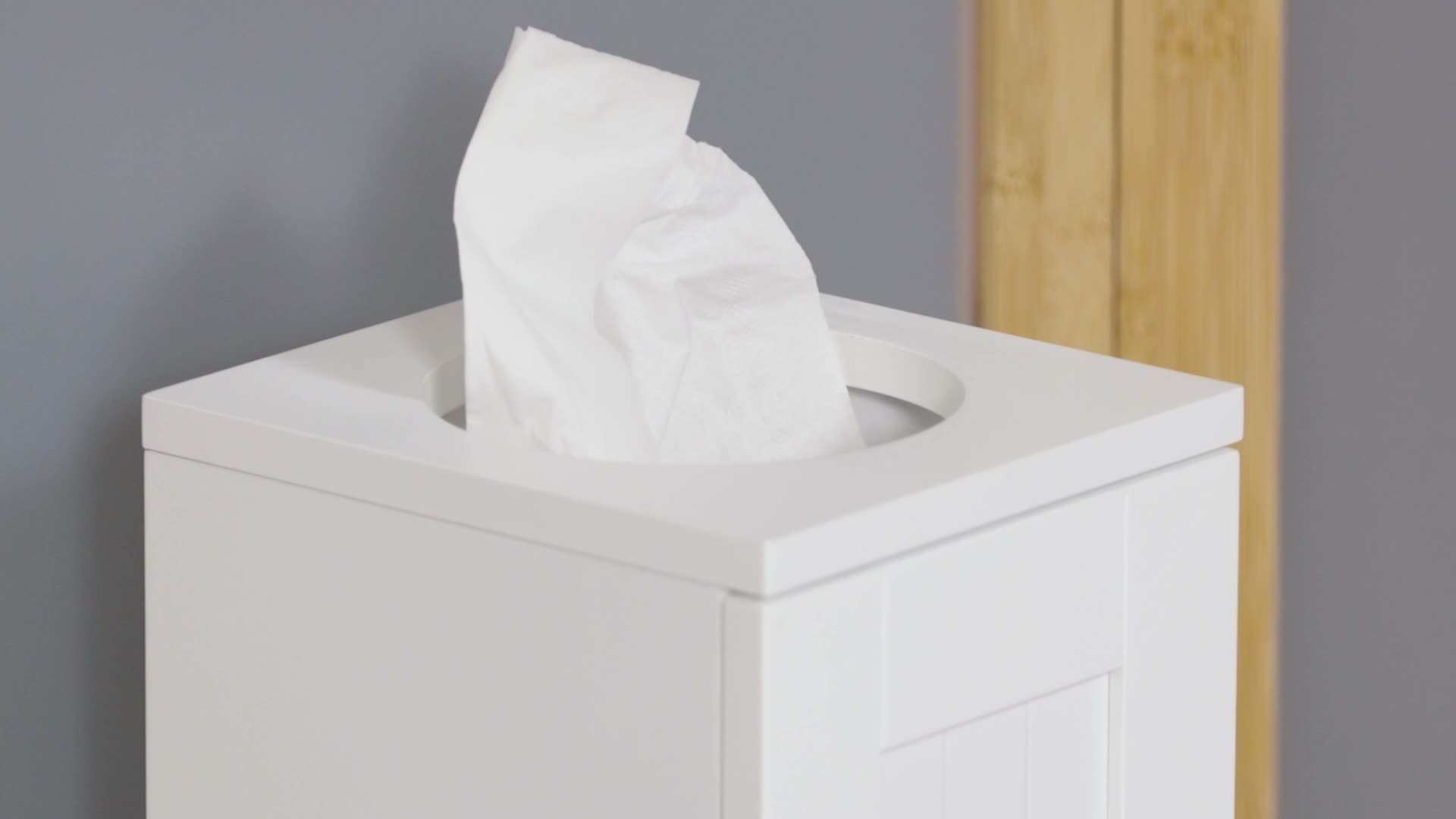 Relaxdays Toilettenschrank mit 2 Ablagen & Loch für Produktbild-Vorschau 7