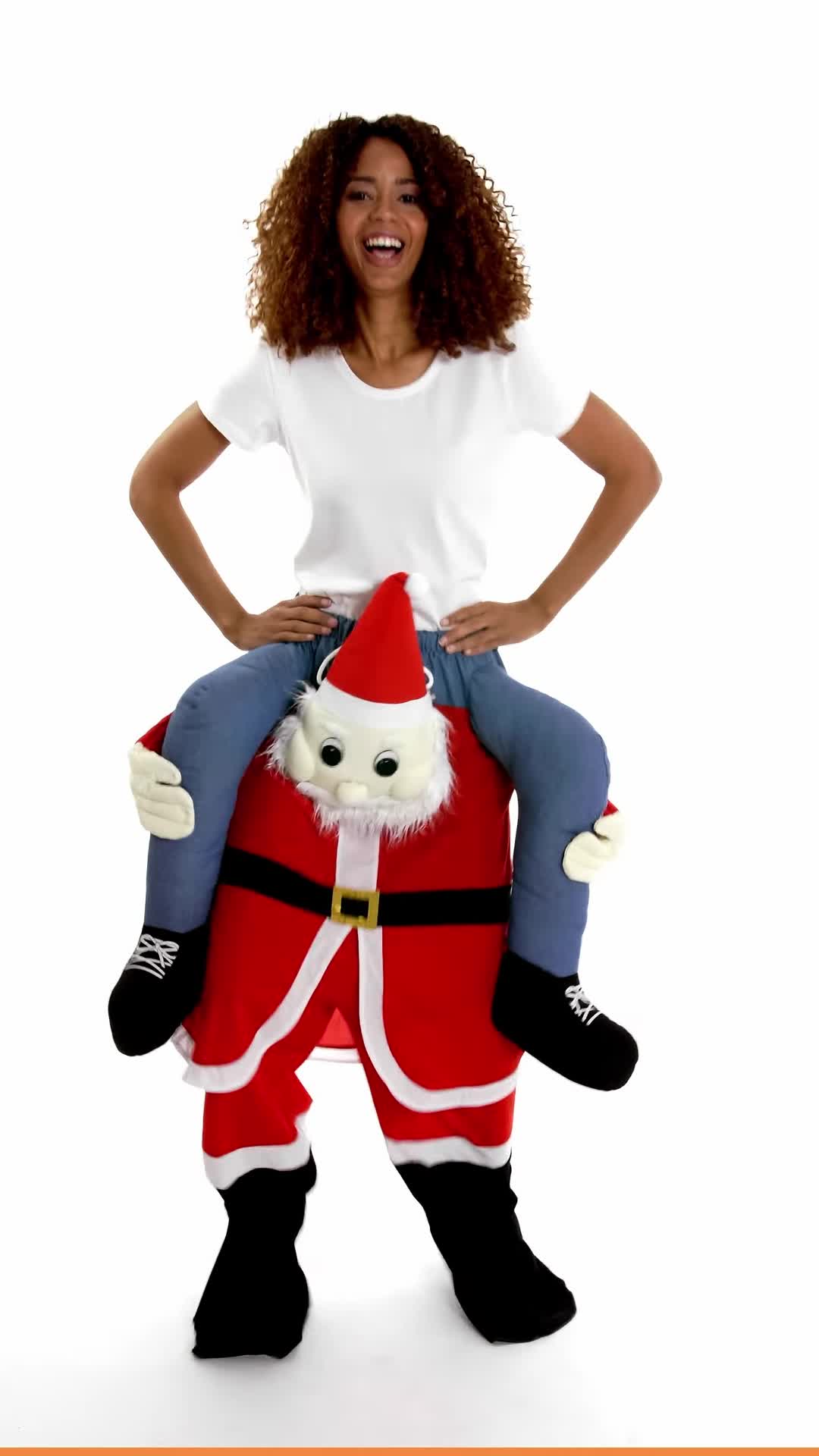 dressforfun® Huckepack-Kostüm Weihnachtsmann Produktbild-Vorschau 7