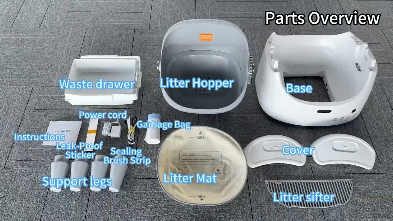 Selbstreinigendes Katzentoilette XXL Katzenklo mit Produktbild-Vorschau 7
