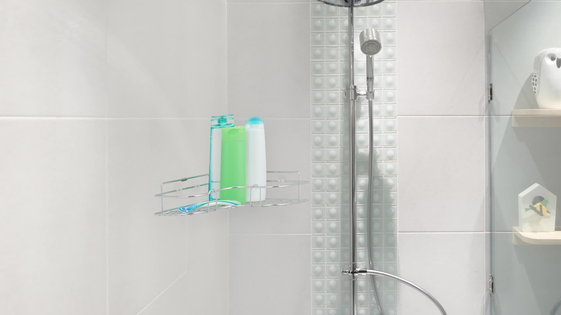 Relaxdays Duschablage Ecke, HxBxT: 7x26,5x26,5 cm, Produktbild-Vorschau 7
