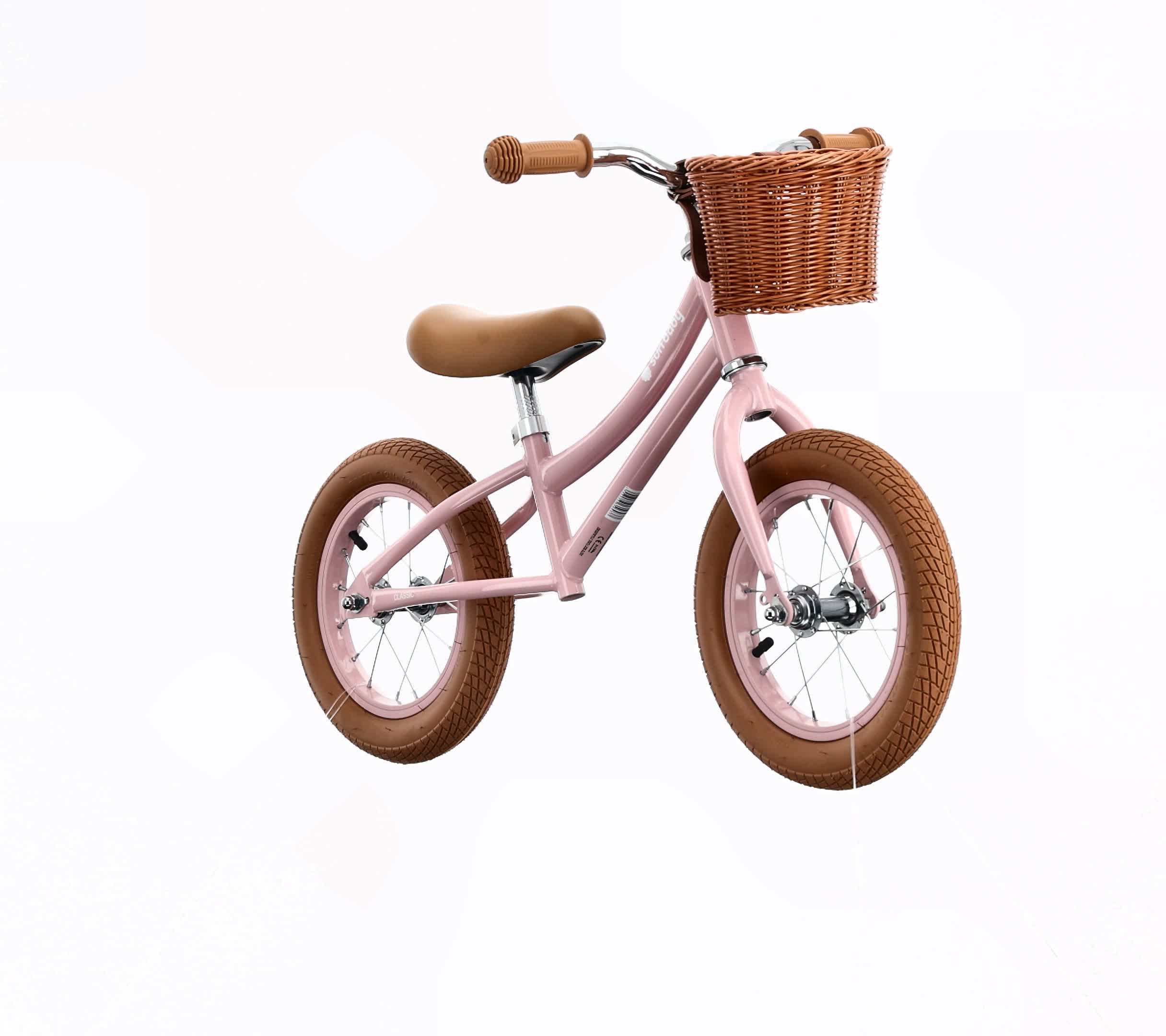 Laufrad für Kinder, Fahrradkorb, Licht, Retro-Luftreifen, Produktbild-Vorschau 7