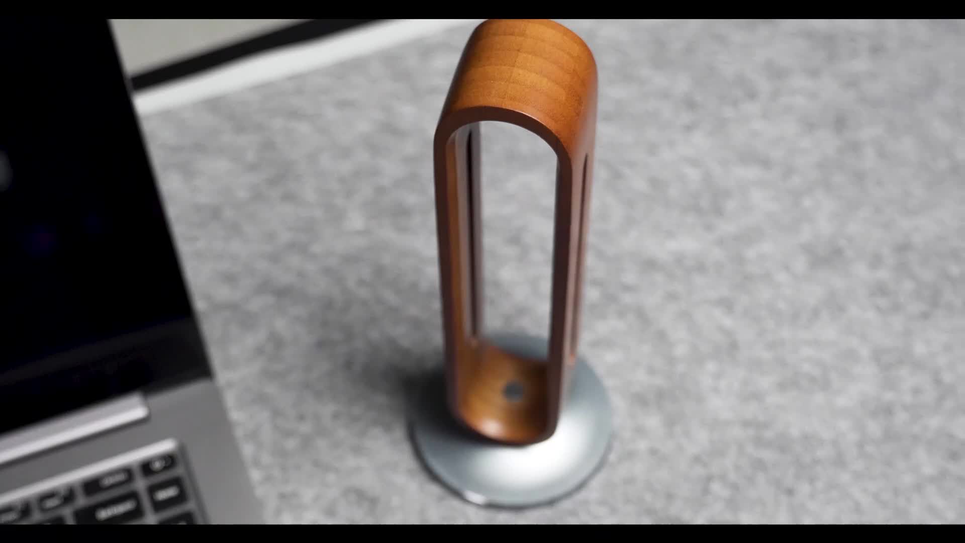 Holz Kopfhörer Ständer Schreibtisch - U-Form Headset Produktbild-Vorschau 7