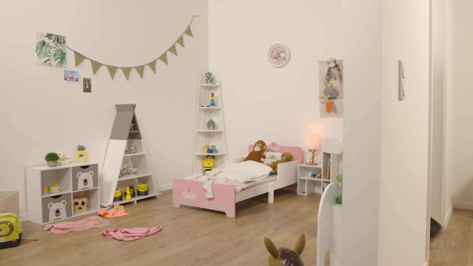 Relaxdays Kinderregal Bär, 2 Schubladen, 2 offene Fächer, H Produktbild-Vorschau 7