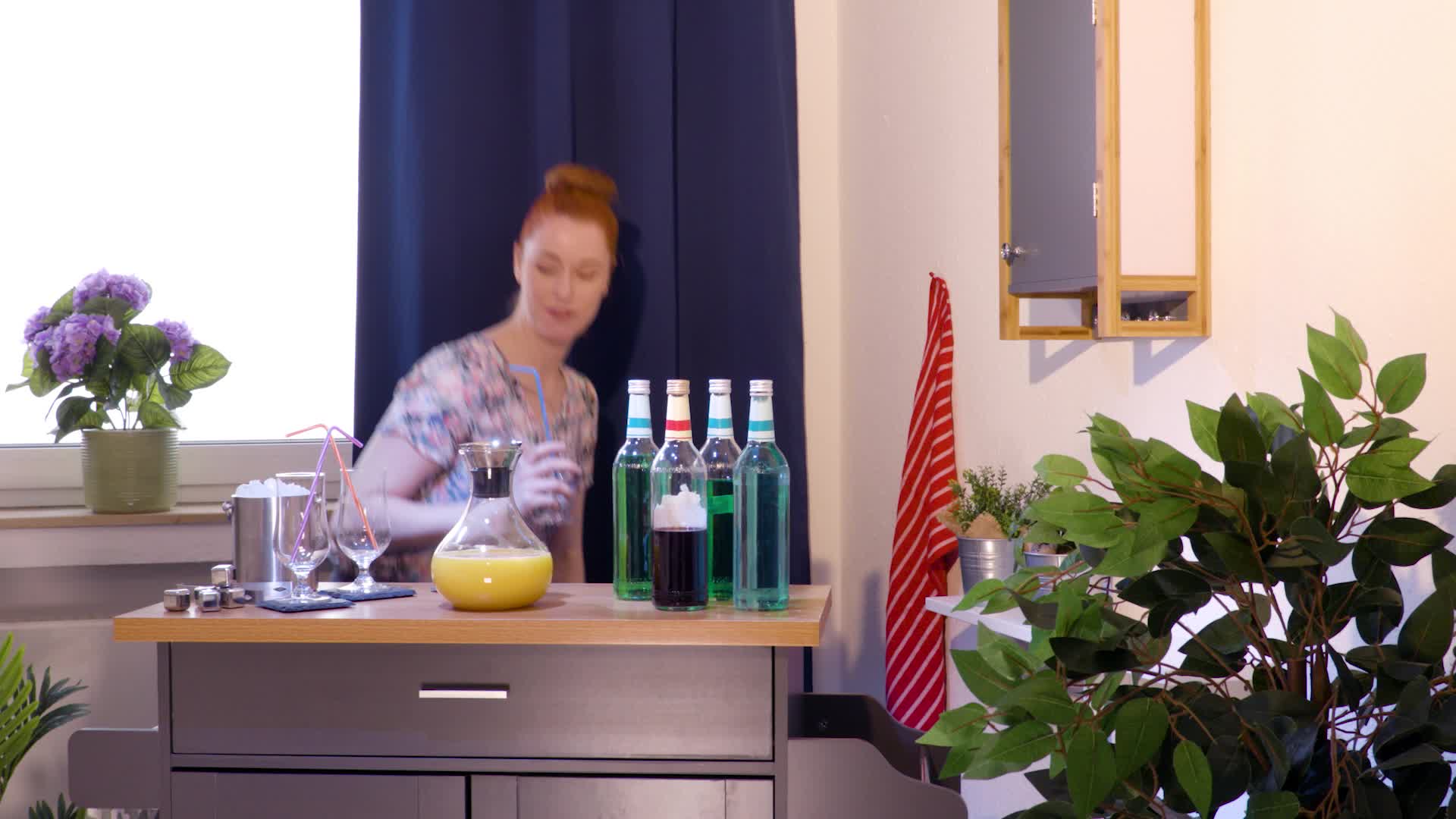Relaxdays Küchenwagen, Arbeitsplatte, Schublade, 2 Fächer, Produktbild-Vorschau 7