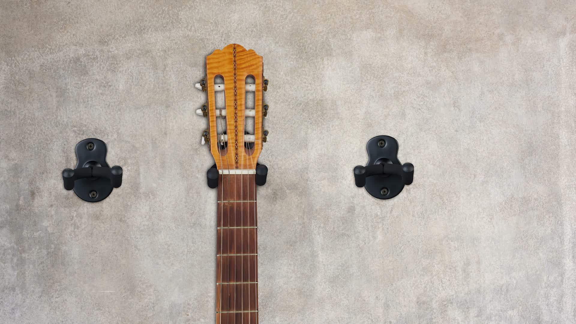 Relaxdays Gitarrenhalter für die Wand, 3er Set, drehbare Produktbild-Vorschau 7