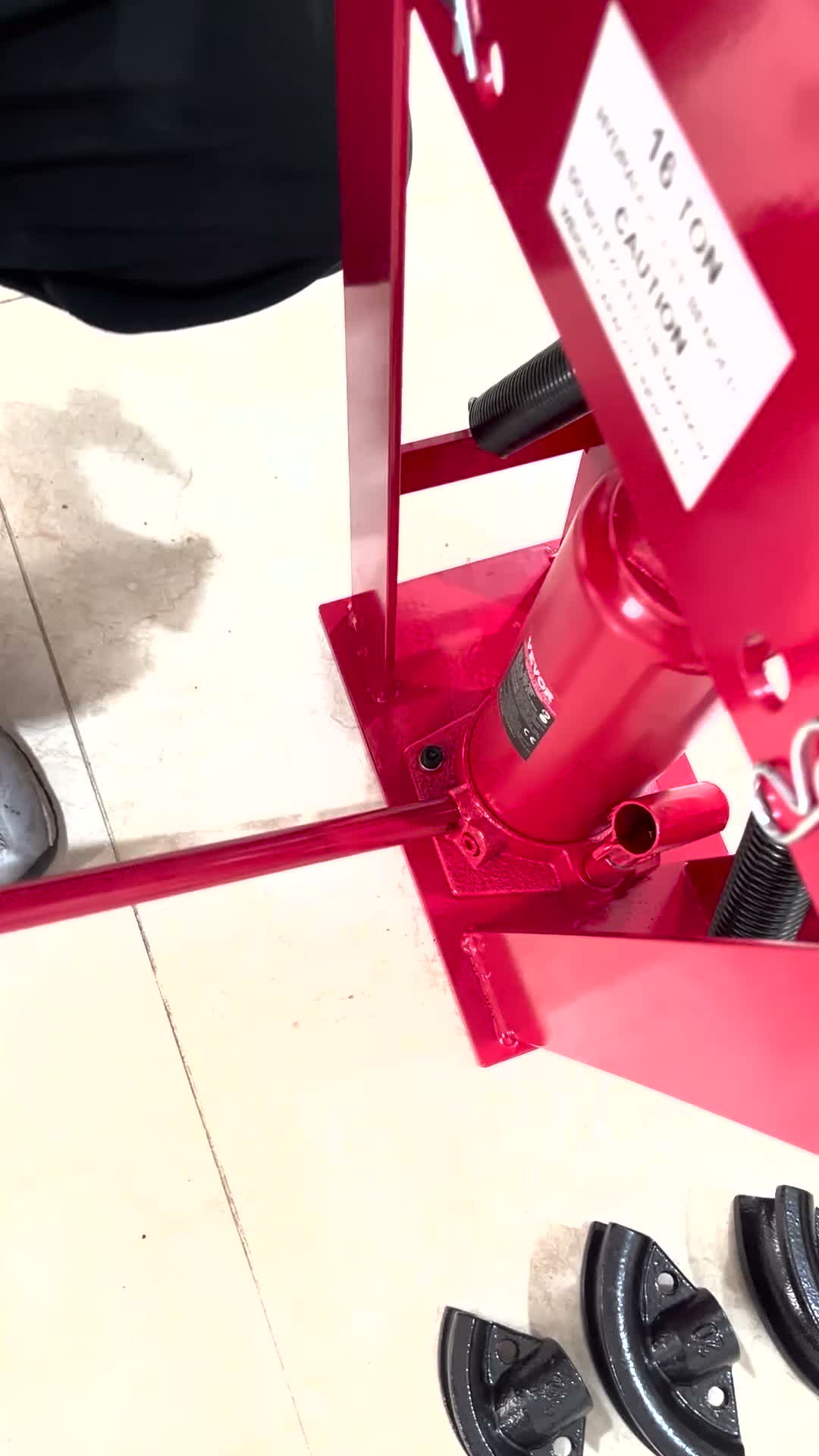 Hydraulická ohýbačka trubek VEVOR, 16tunová ohýbačka trubek Náhled obrázku produktu 7