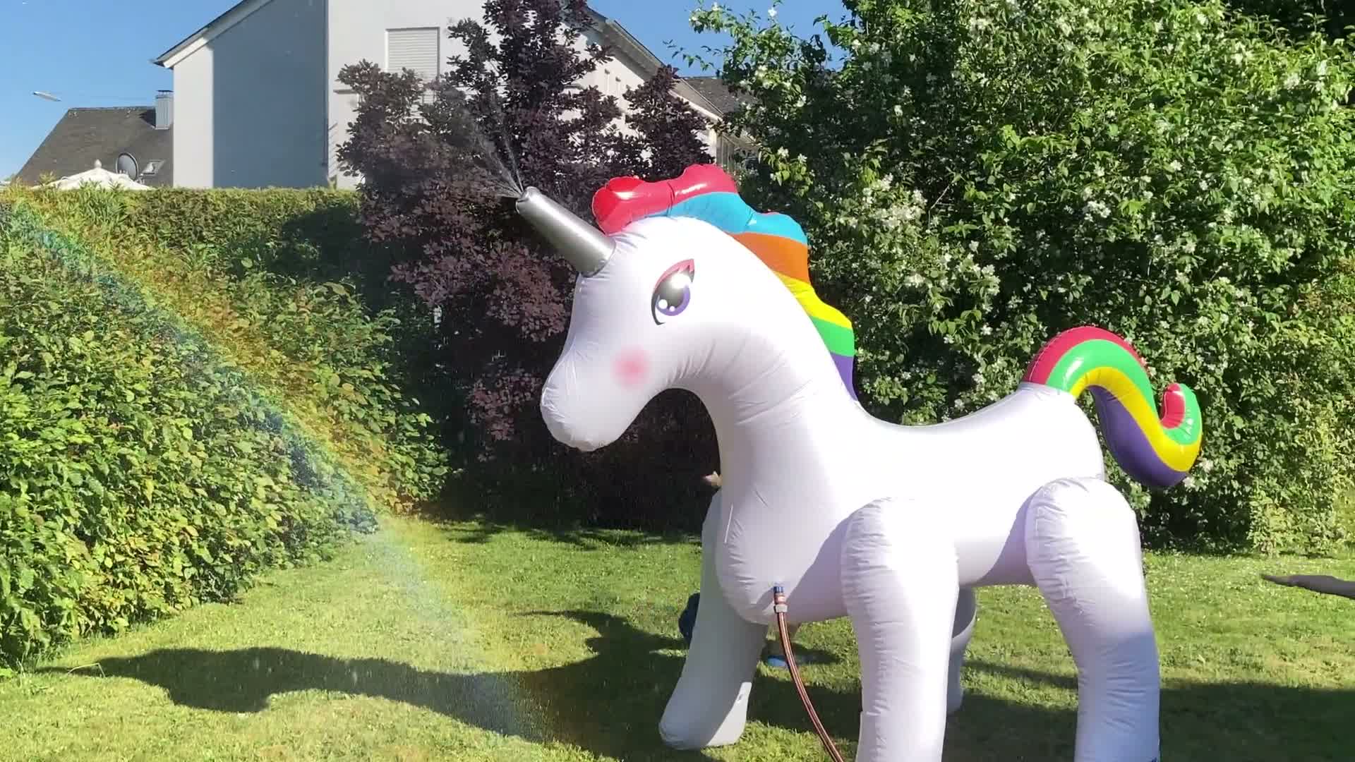 Summer Waves Kinder Wassersprinkler Einhorn Gartendusche Produktbild-Vorschau 6