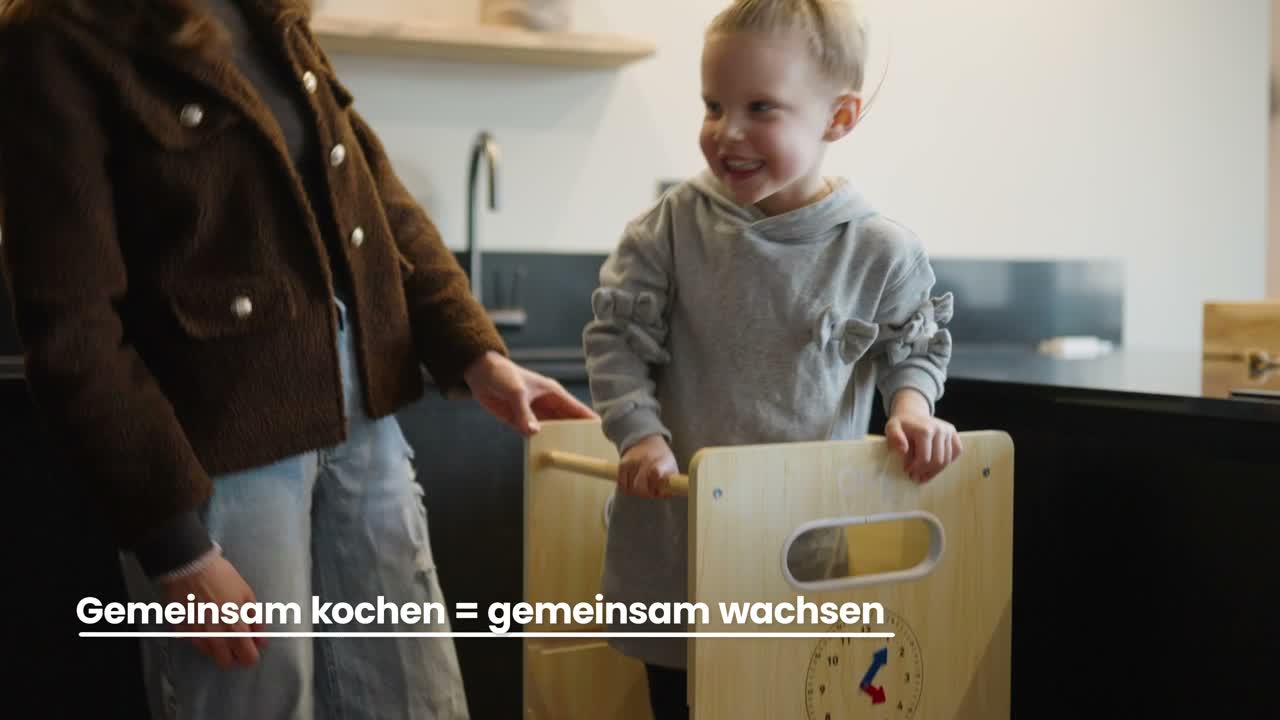 Olvy Lernturm ab 1 Jahr – 4-in-1 Montessori Learning Tower Produktbild-Vorschau 7