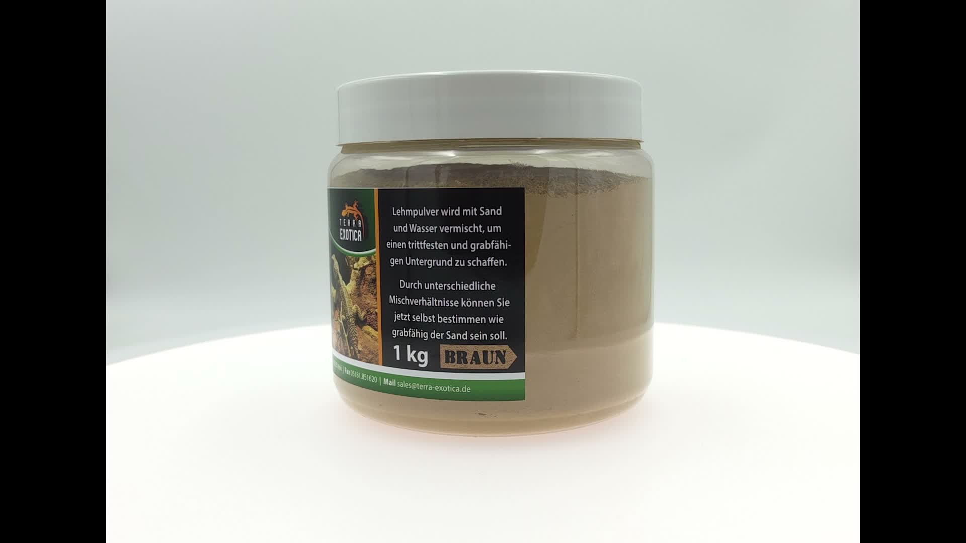 Lehmpulver Braun 1 kg – Natürlicher Bodengrund-Zusatz für Produktbild-Vorschau 7