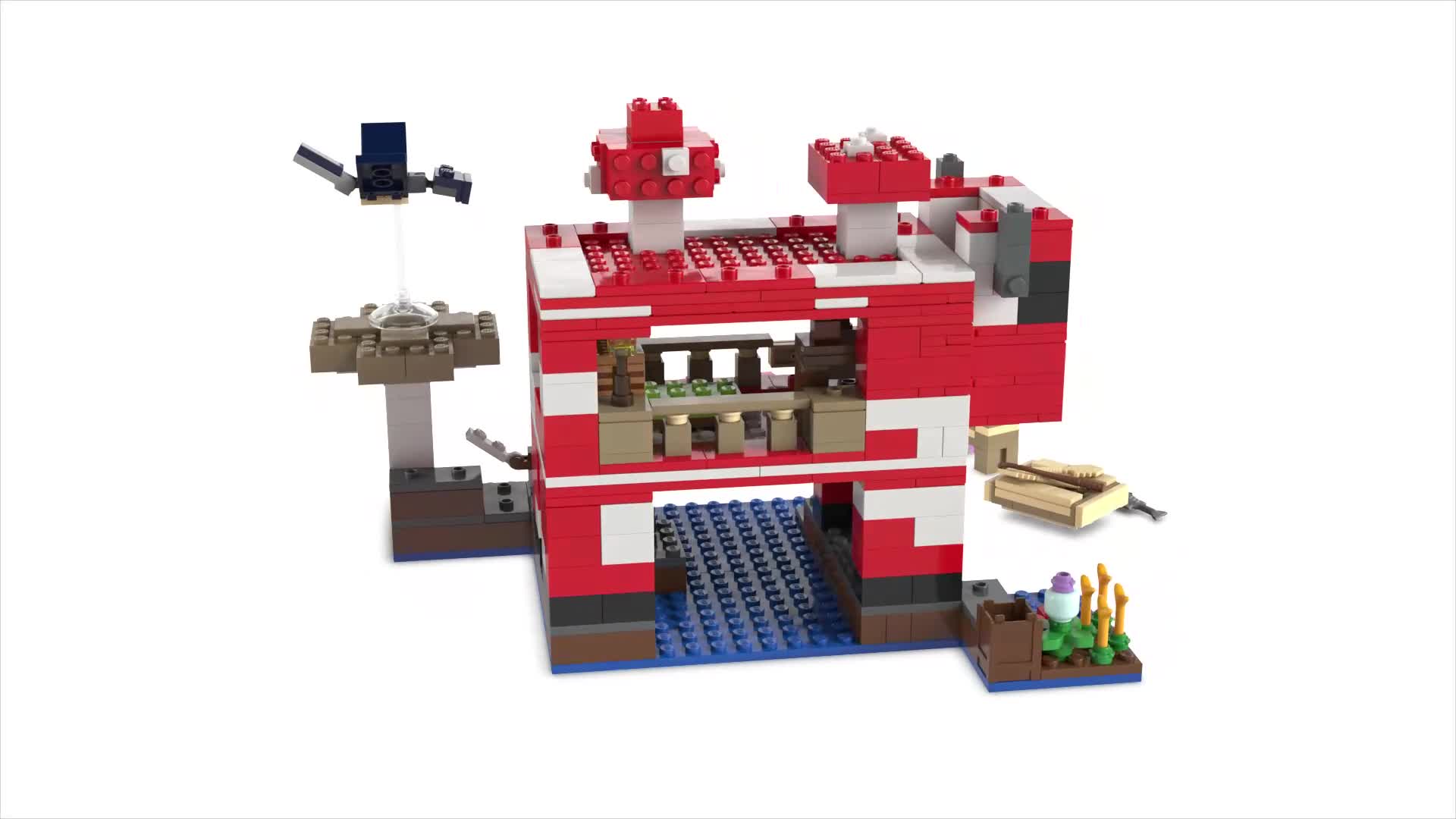 LEGO Minecraft Das Pilzkuh-Haus - Gaming Spielzeug mit Produktbild-Vorschau 7