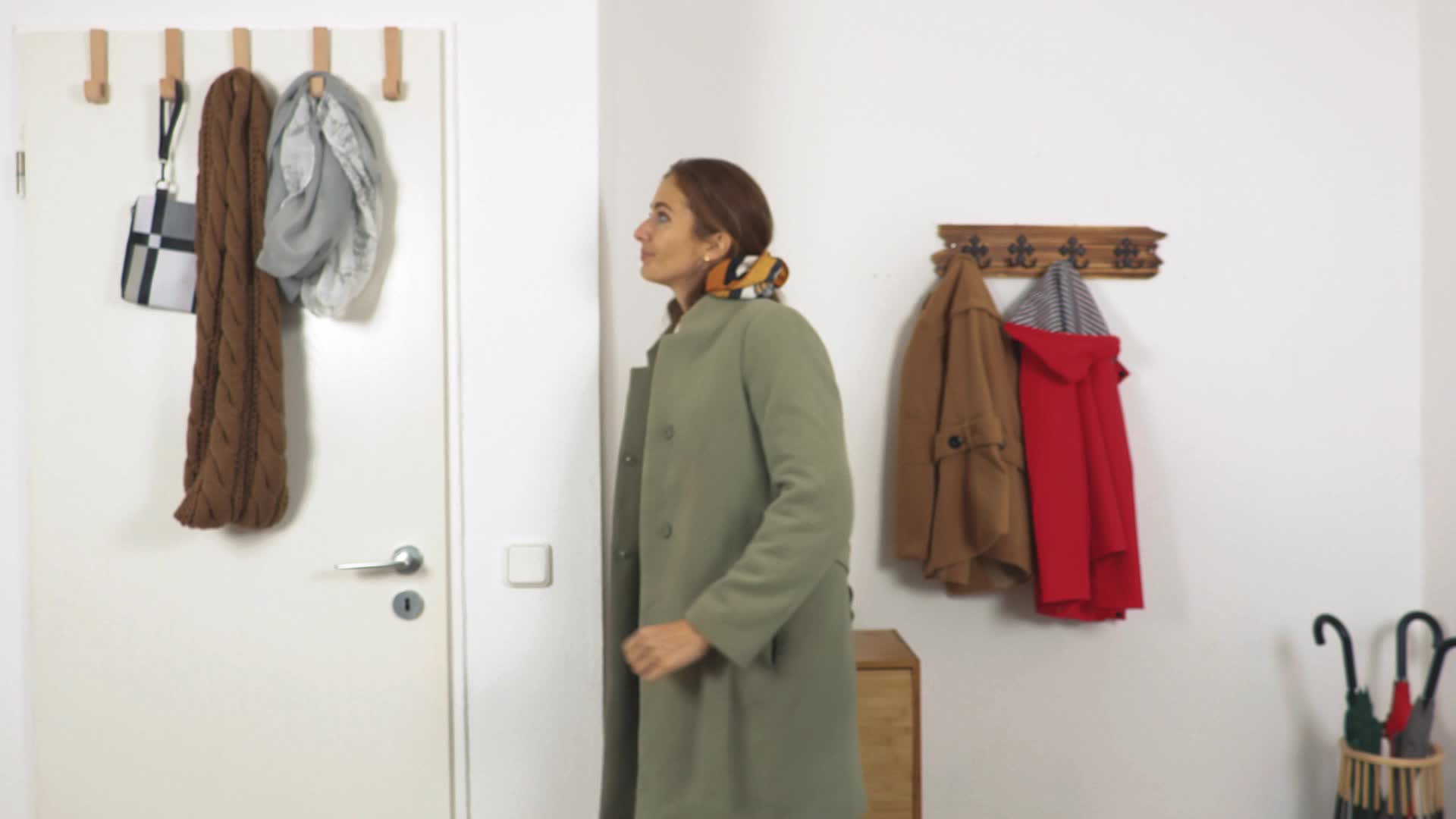 Relaxdays Türhaken im 5er Set, Holz & Eisen, Jacken, Produktbild-Vorschau 7