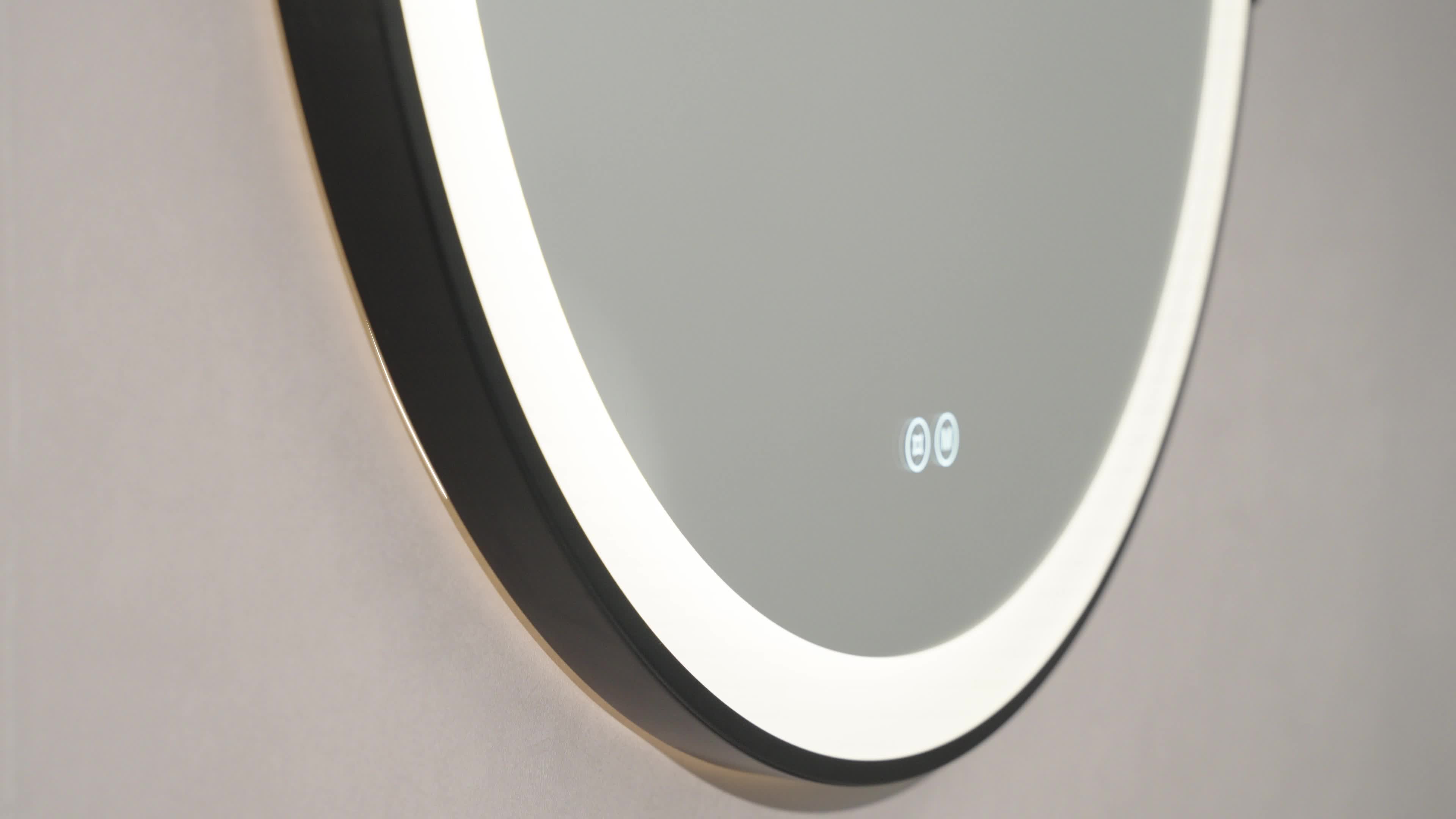 S'AFIELINA 70cm LED Badspiegel Rund Badezimmerspiegel mit Produktbild-Vorschau 7