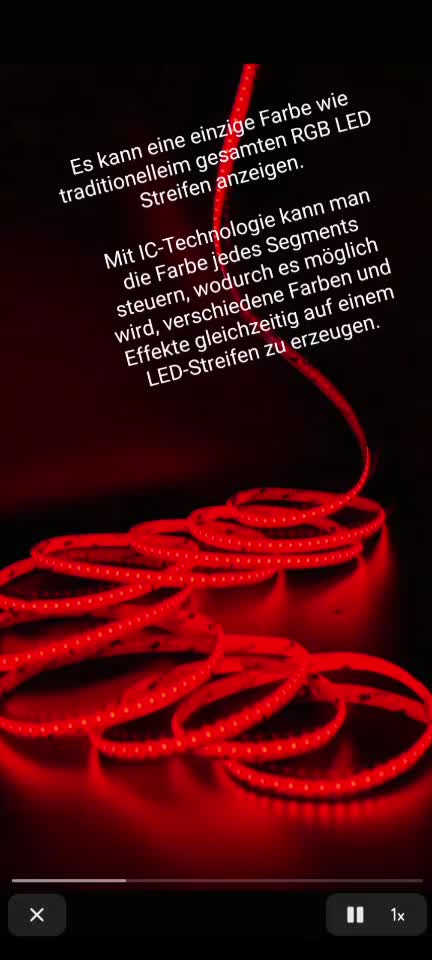 5 Meter COB RGBIC LED Strip Set. 24V, Dimmbar, 576 LEDs/M, Produktbild-Vorschau 7