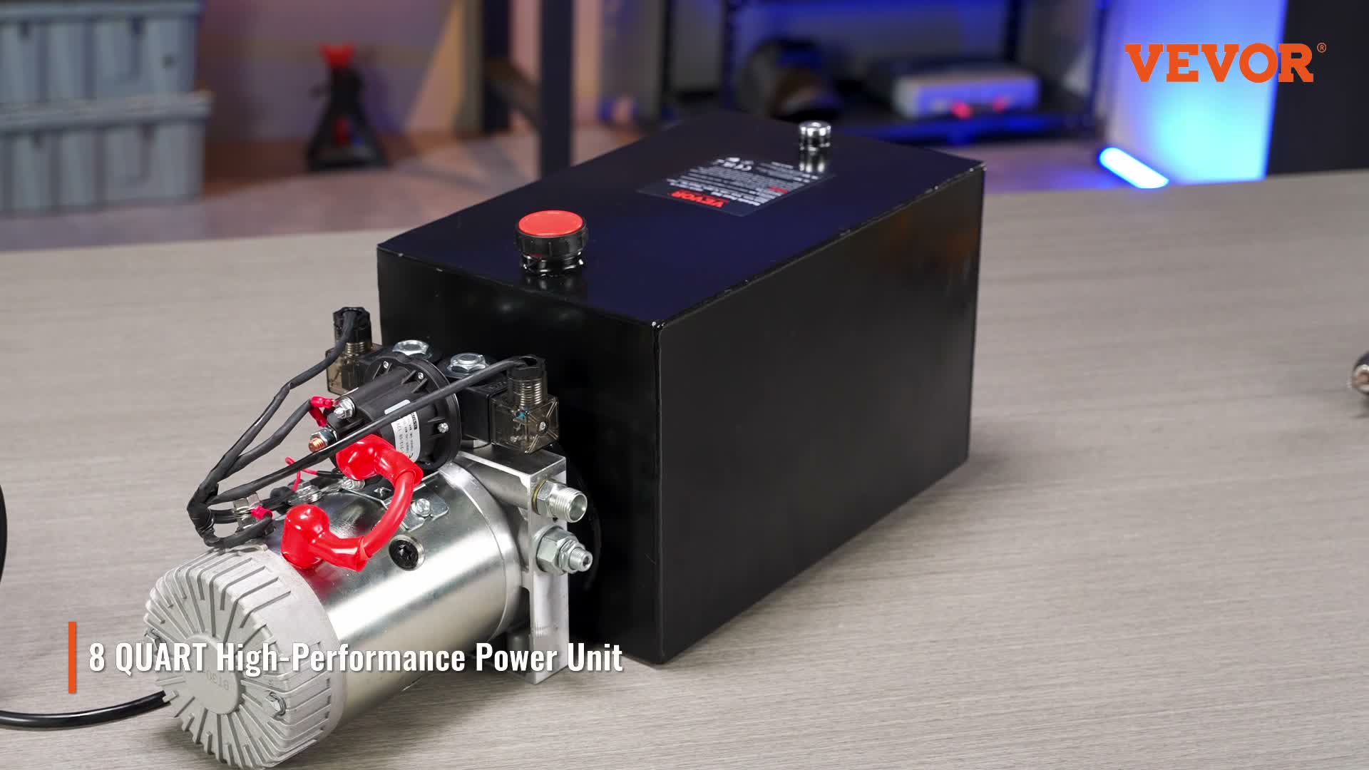 VEVOR Hydraulikpumpe Hydraulikaggregat 12 V Produktbild-Vorschau 7