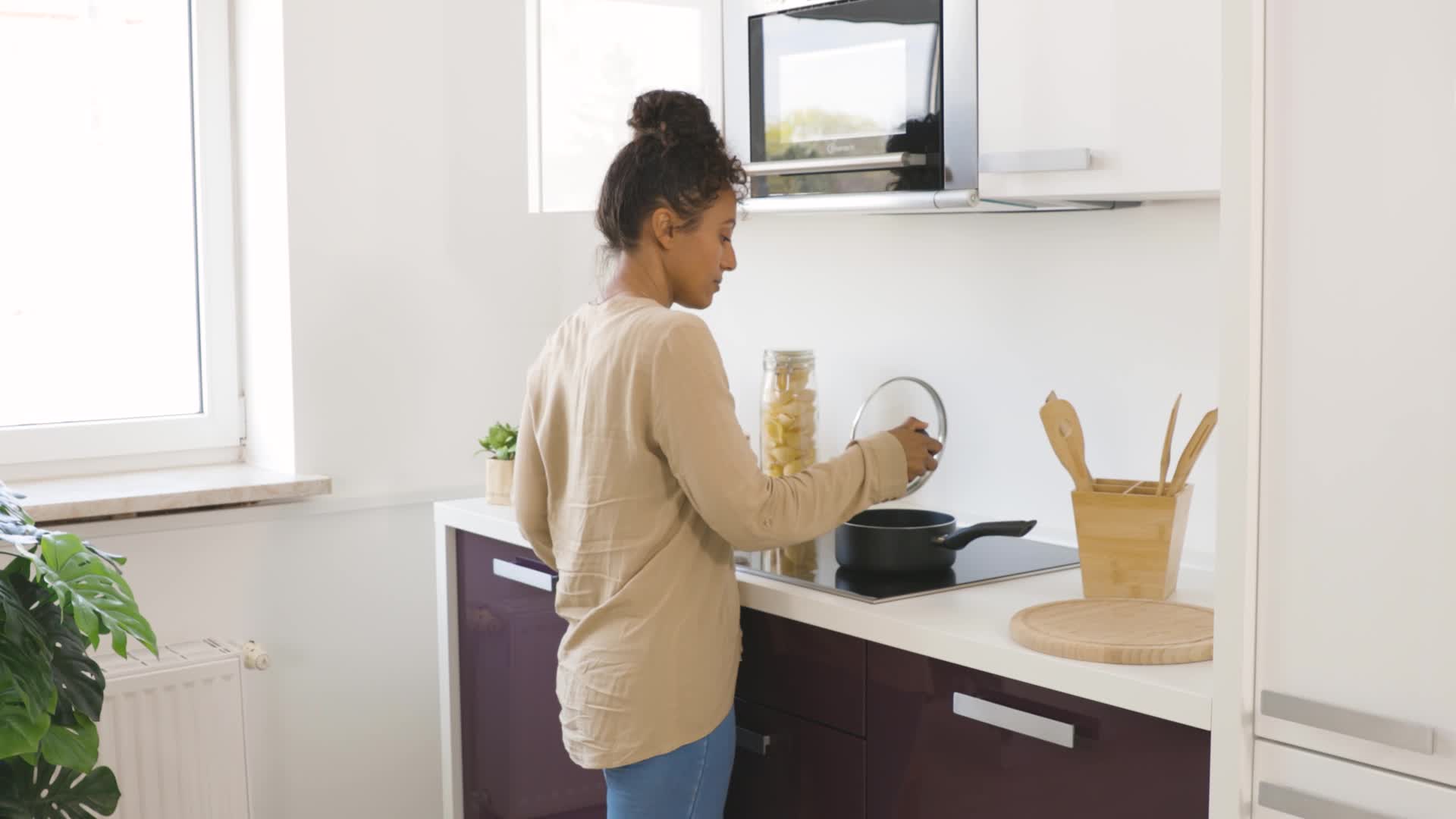 Relaxdays Stiftehalter, Stifteorganizer mit 4 Fächern, Produktbild-Vorschau 7
