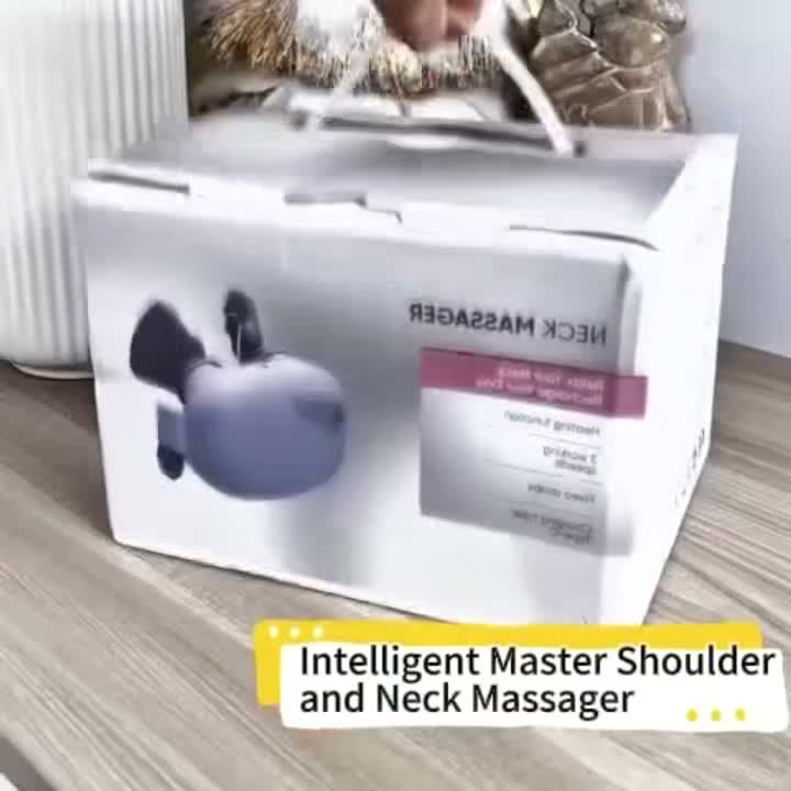 Bionische Shiatsu Massagegerät mit Wärme – Tragbares 4D Produktbild-Vorschau 7