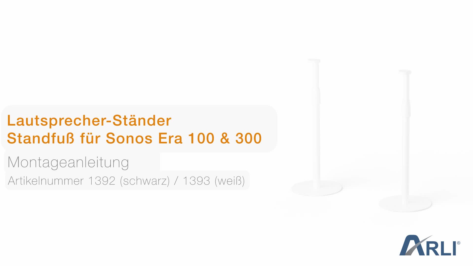 ARLI 2x Lautsprecher Ständer für Sonos Era 100 & 300 Produktbild-Vorschau 7