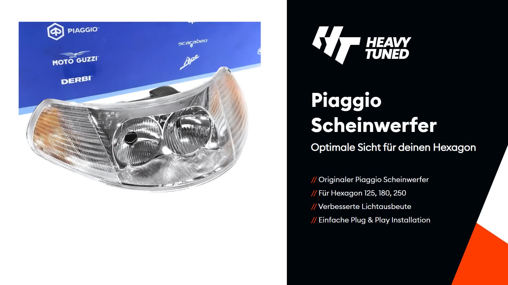 Piaggio Scheinwerfer original kompatibel mit Piaggio Produktbild-Vorschau 7