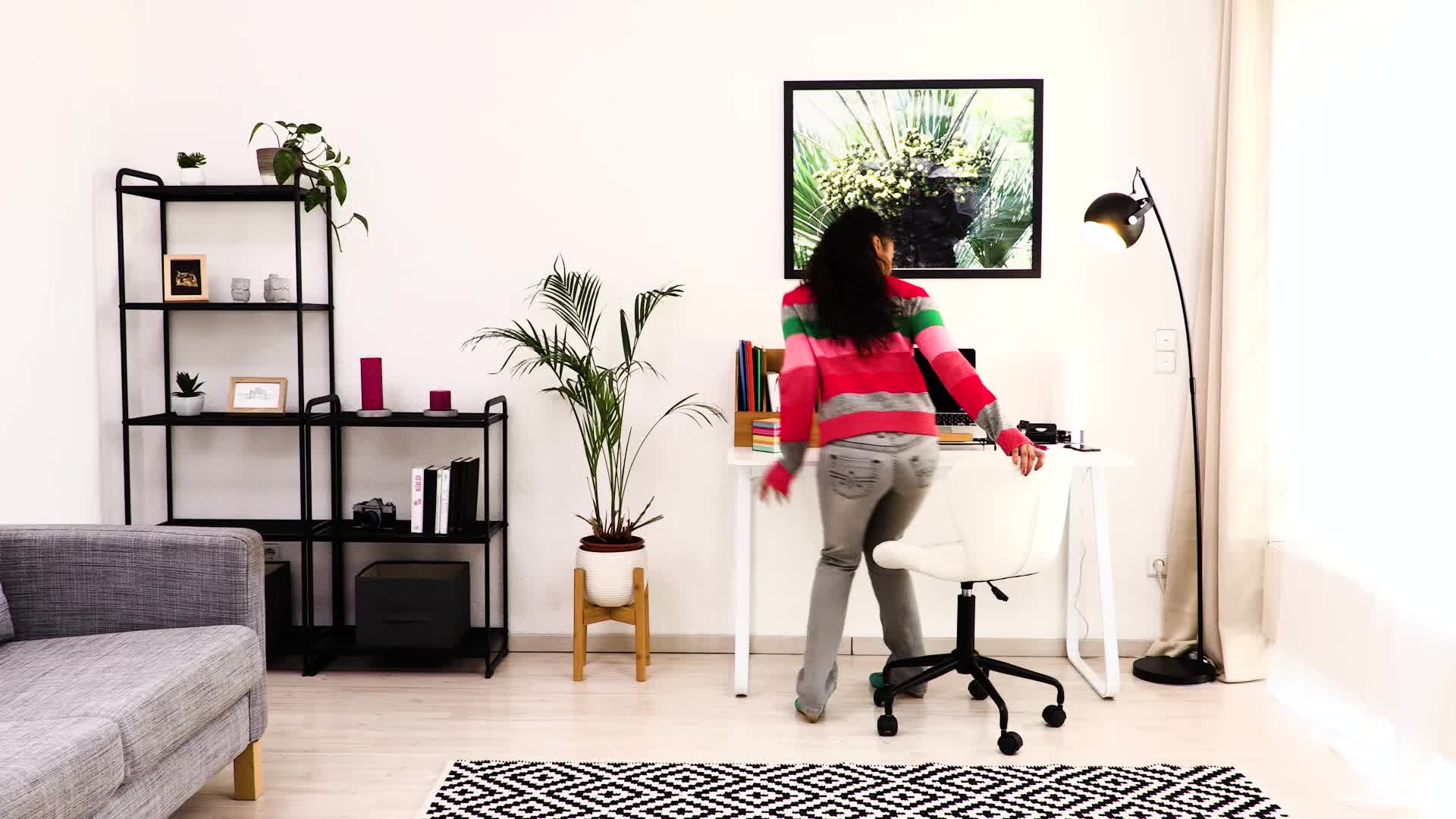 Relaxdays Stehsammler Bambus, 3 Fächer, DIN A4, Büro & Produktbild-Vorschau 7