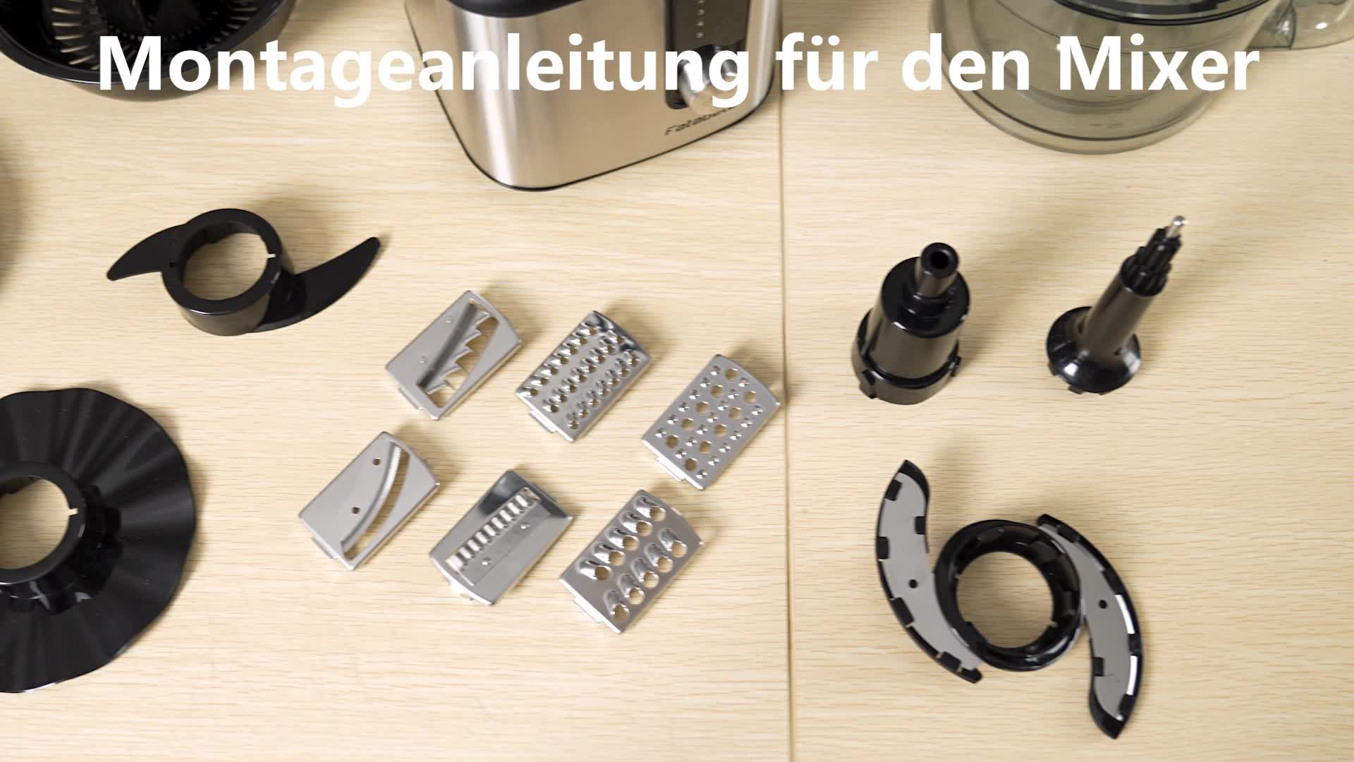 7MAGIC 9-in-1 Multifunktions-Küchenmaschine 750W, 1,8L Produktbild-Vorschau 7