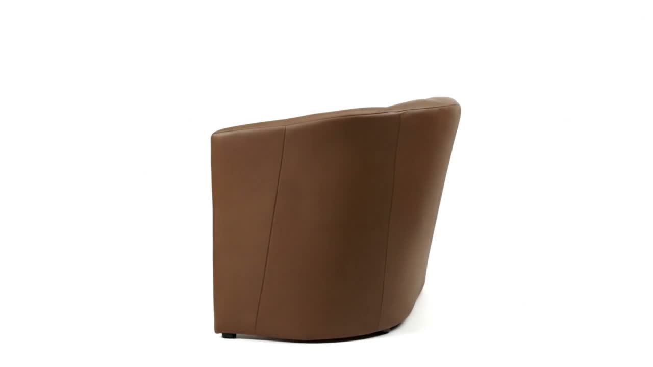Couchgarnitur - Sofa Set - Braun - Kunstleder - 2 Sitzer Produktbild-Vorschau 7