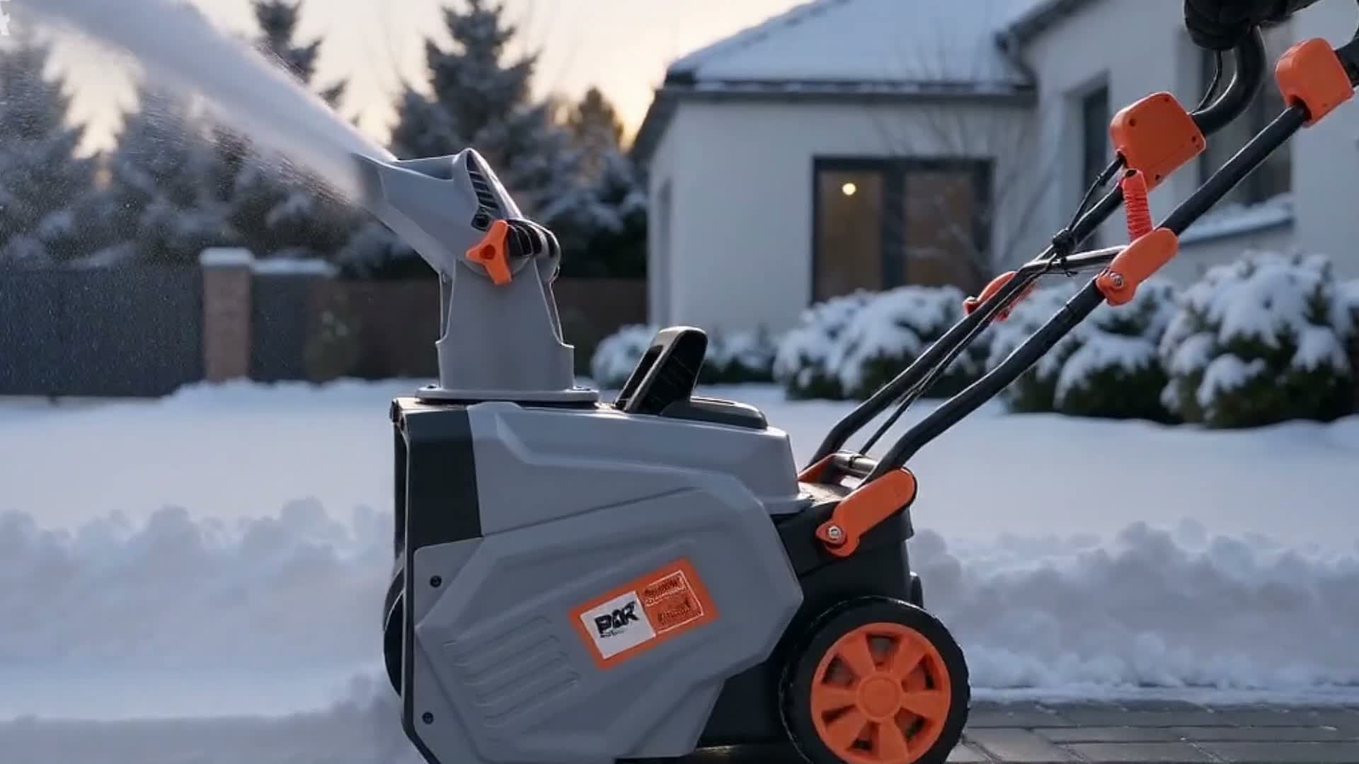 1400W Akku-Schneefräse mit 2 Akku | Brushless Motor 6500RPM Produktbild-Vorschau 7