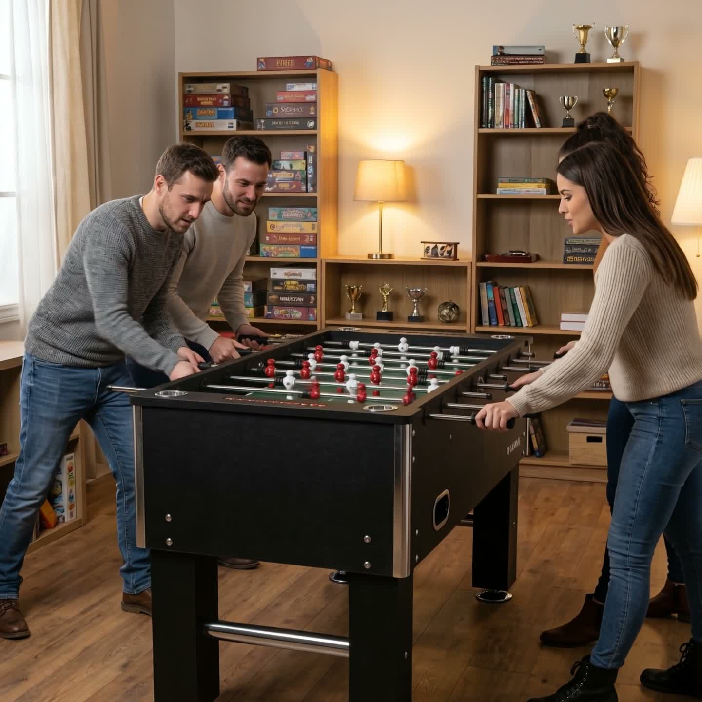 BuckShot Tischkicker Master League Tischfussball mit 2 Produktbild-Vorschau 7